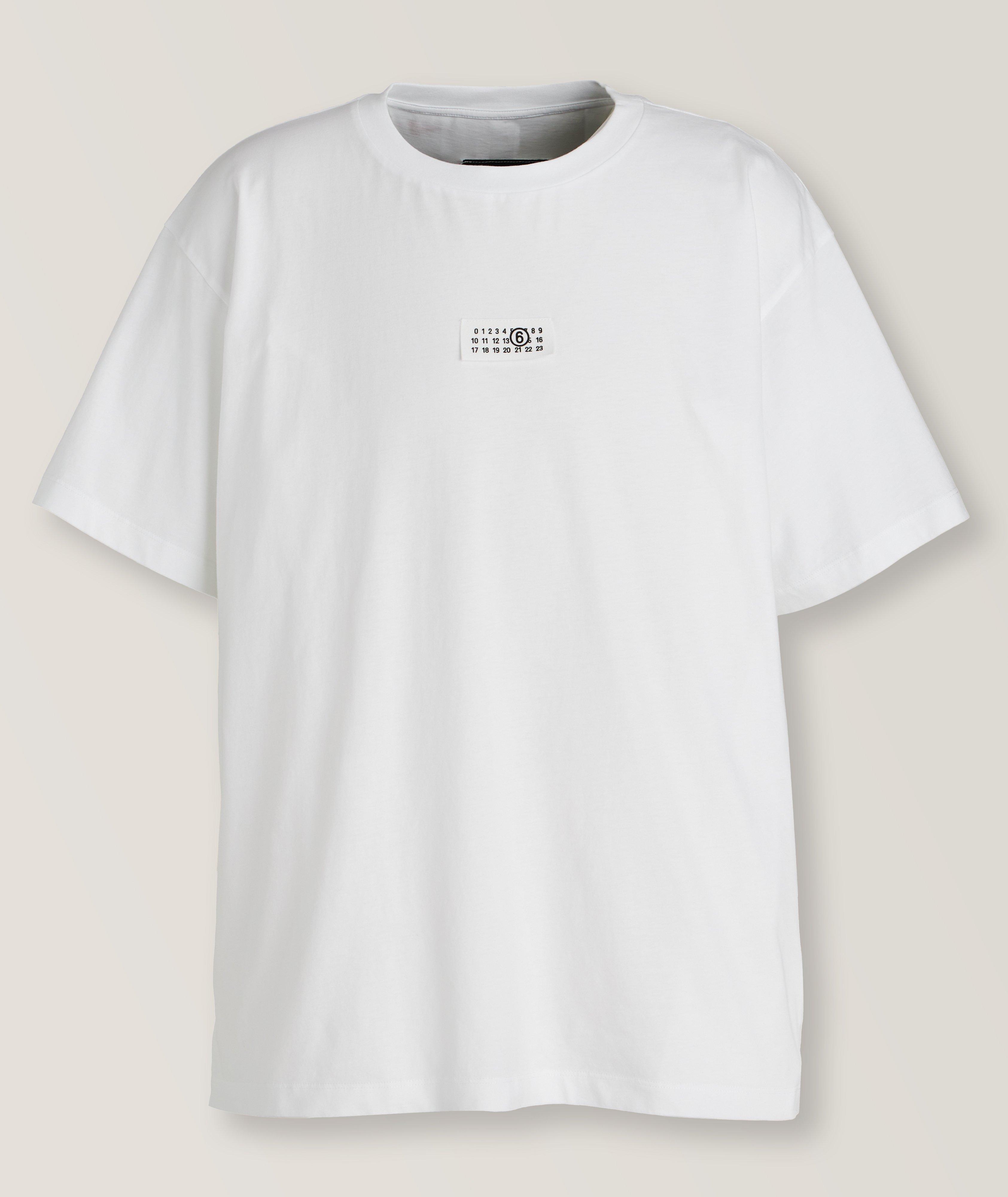 Oversized Stitched Logo Cotton T-Shirt image 0