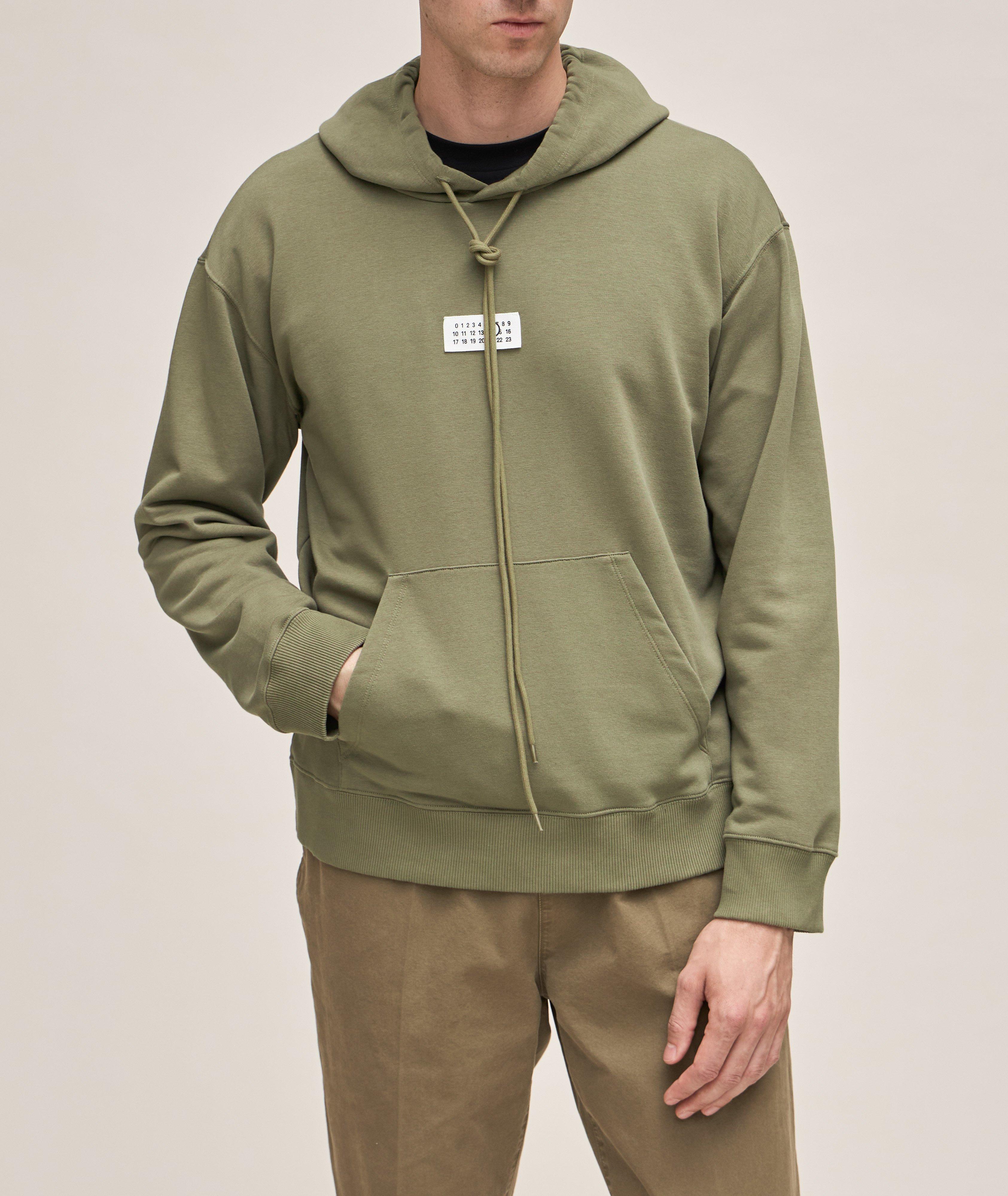 Cotton-Blend Logo Hooded Sweater image 1