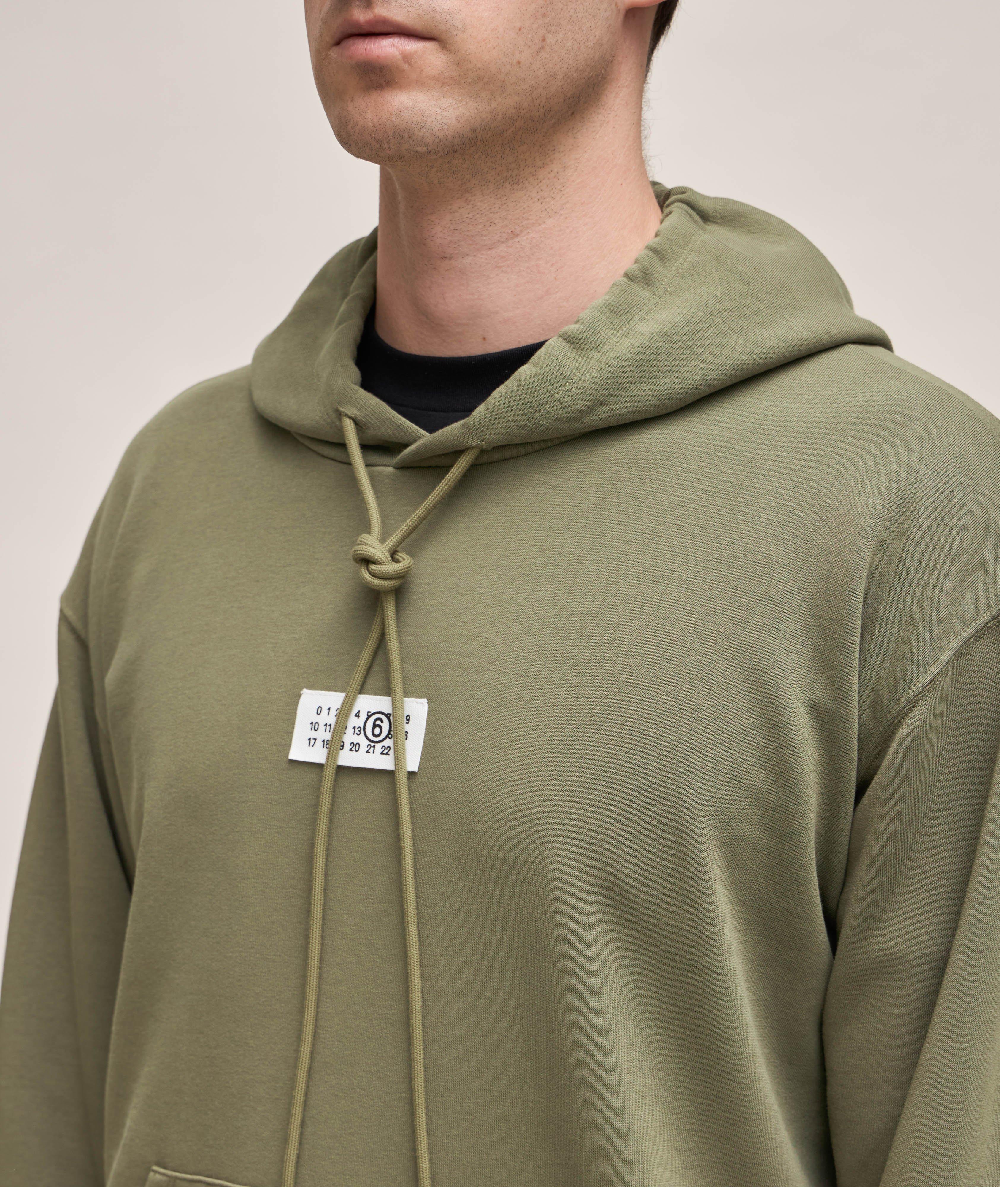 Cotton-Blend Logo Hooded Sweater image 3