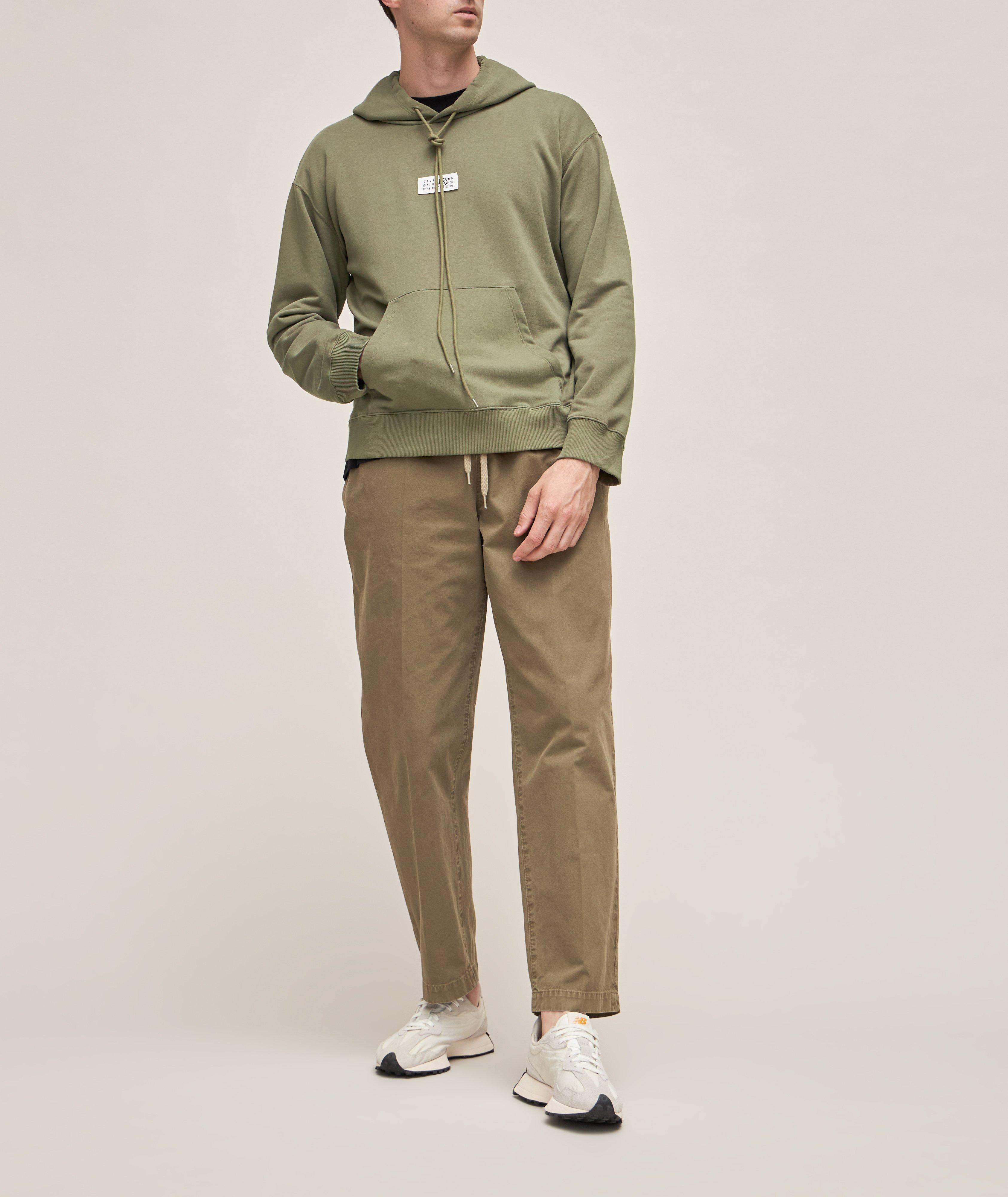Cotton-Blend Logo Hooded Sweater image 4