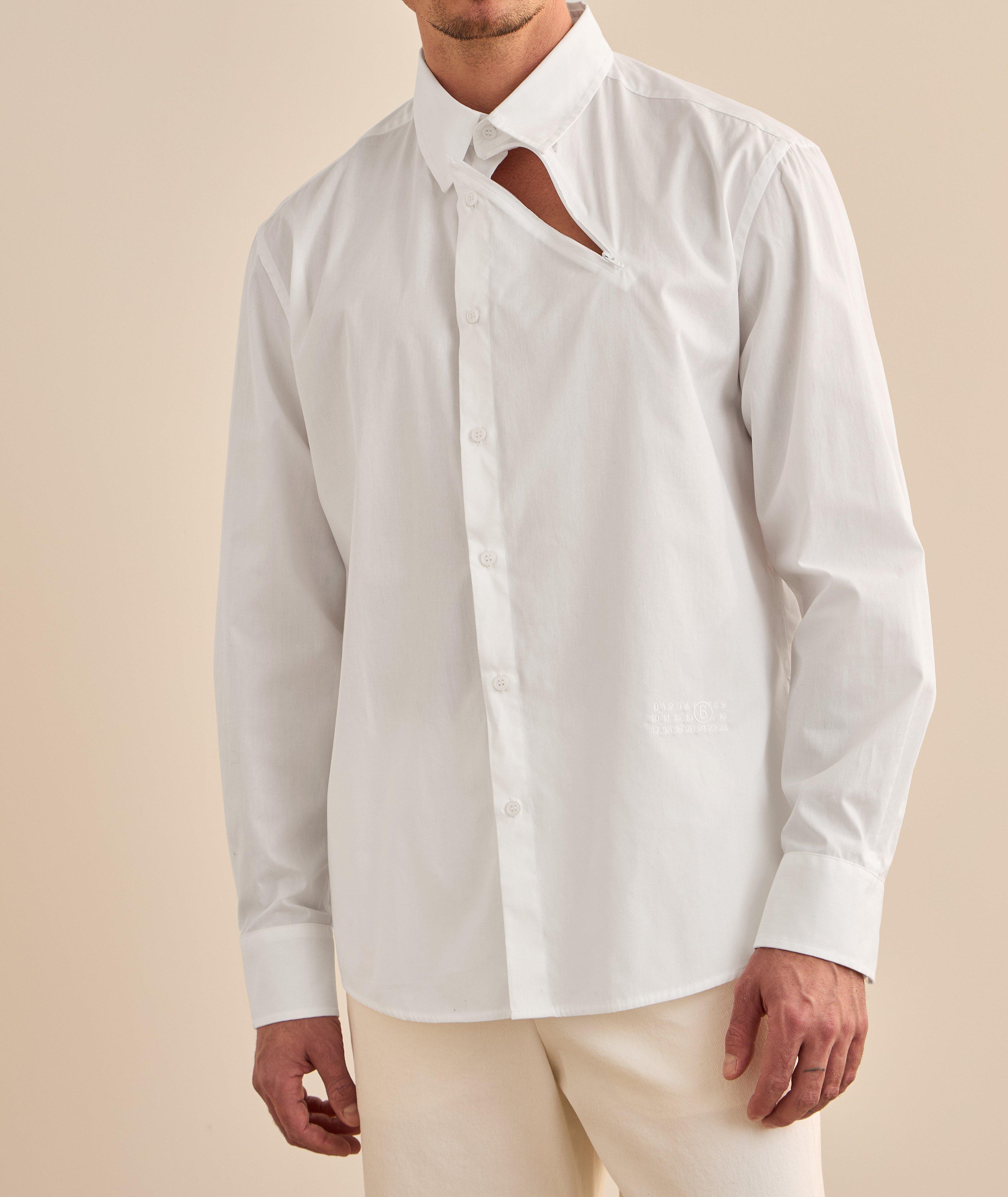 Cotton Poplin Zip Detail Shirt image 1