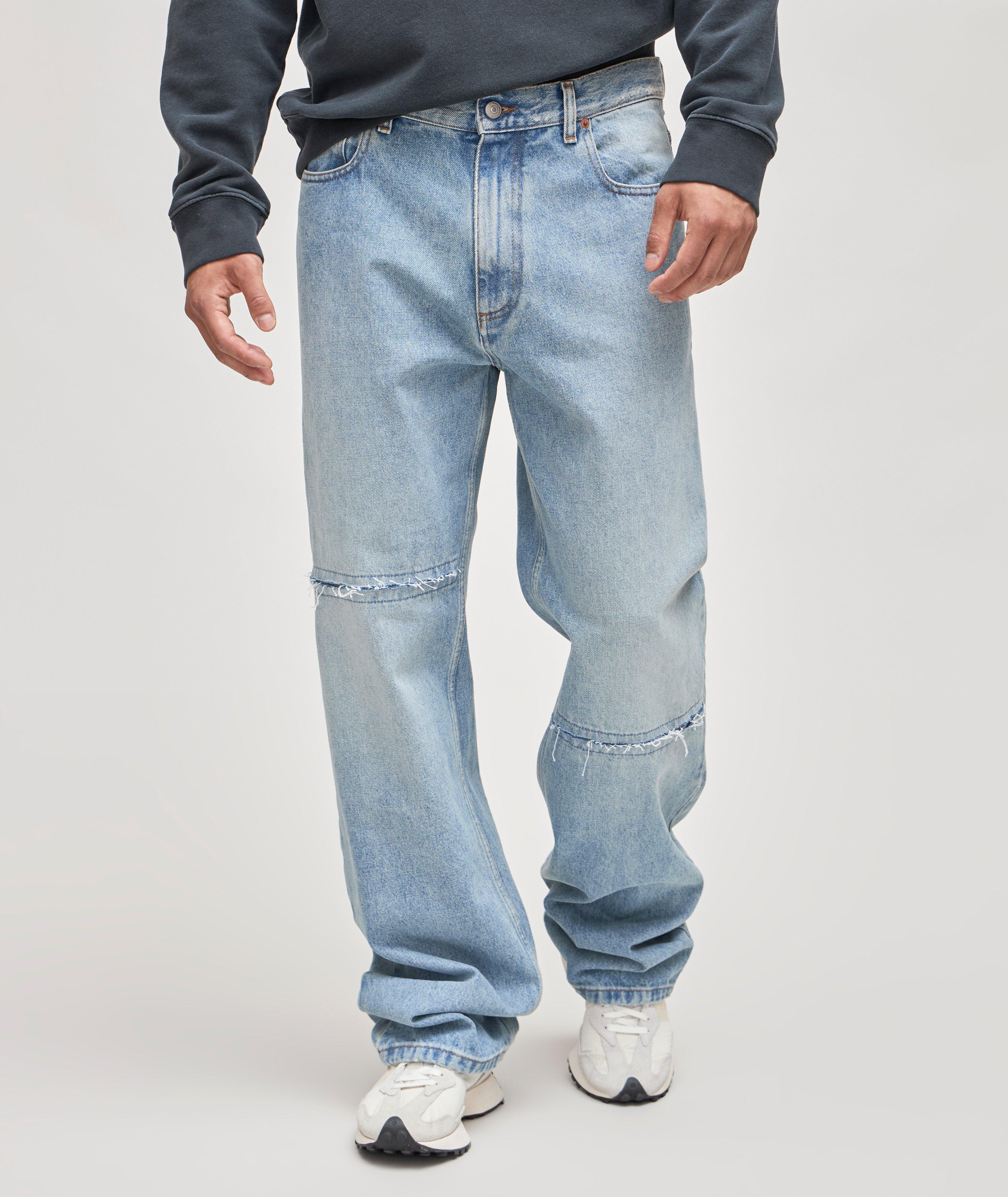 Cotton Panel Denim Jeans  image 1