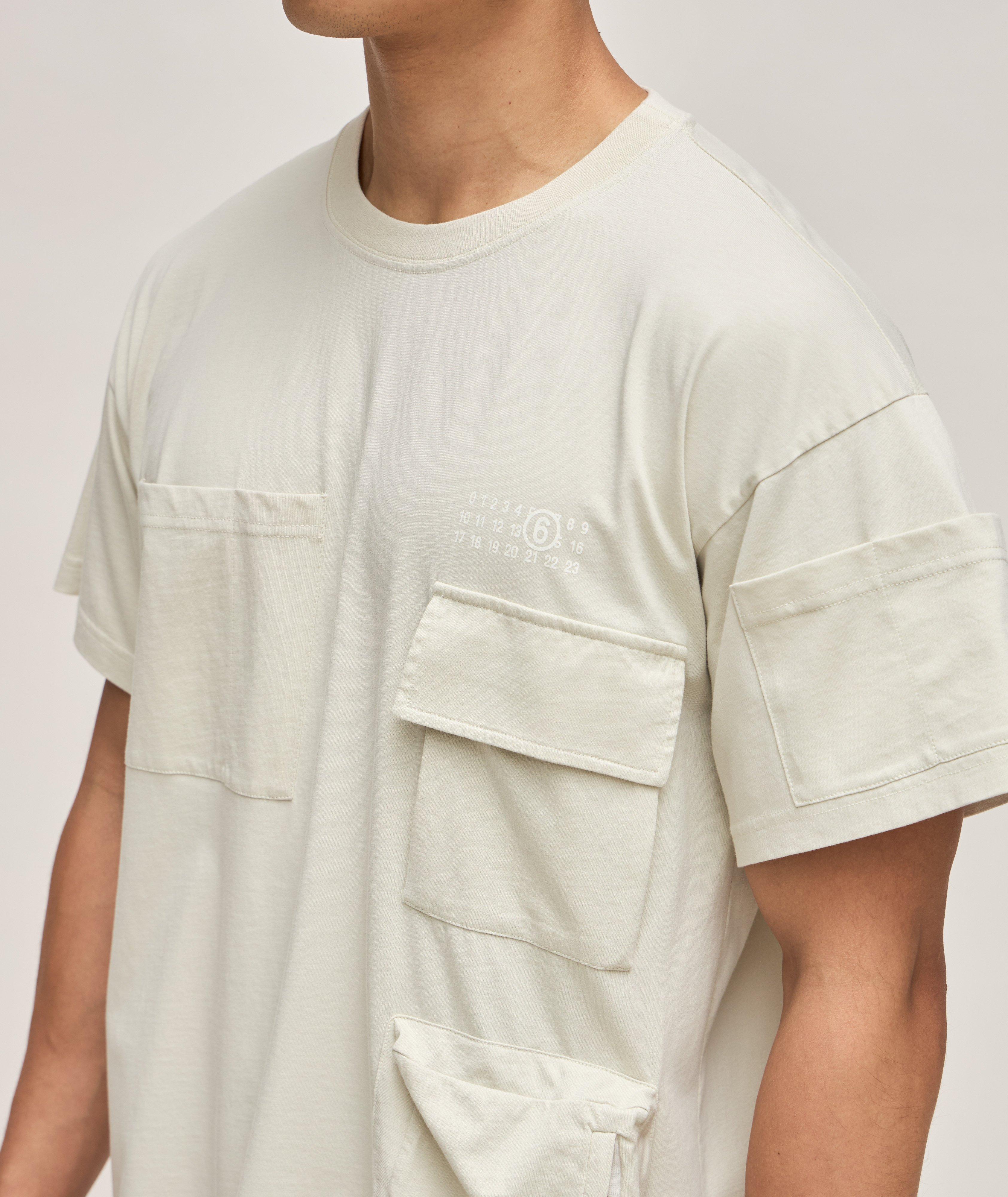 Multi-Pocket Utility Cotton T-Shirt image 3