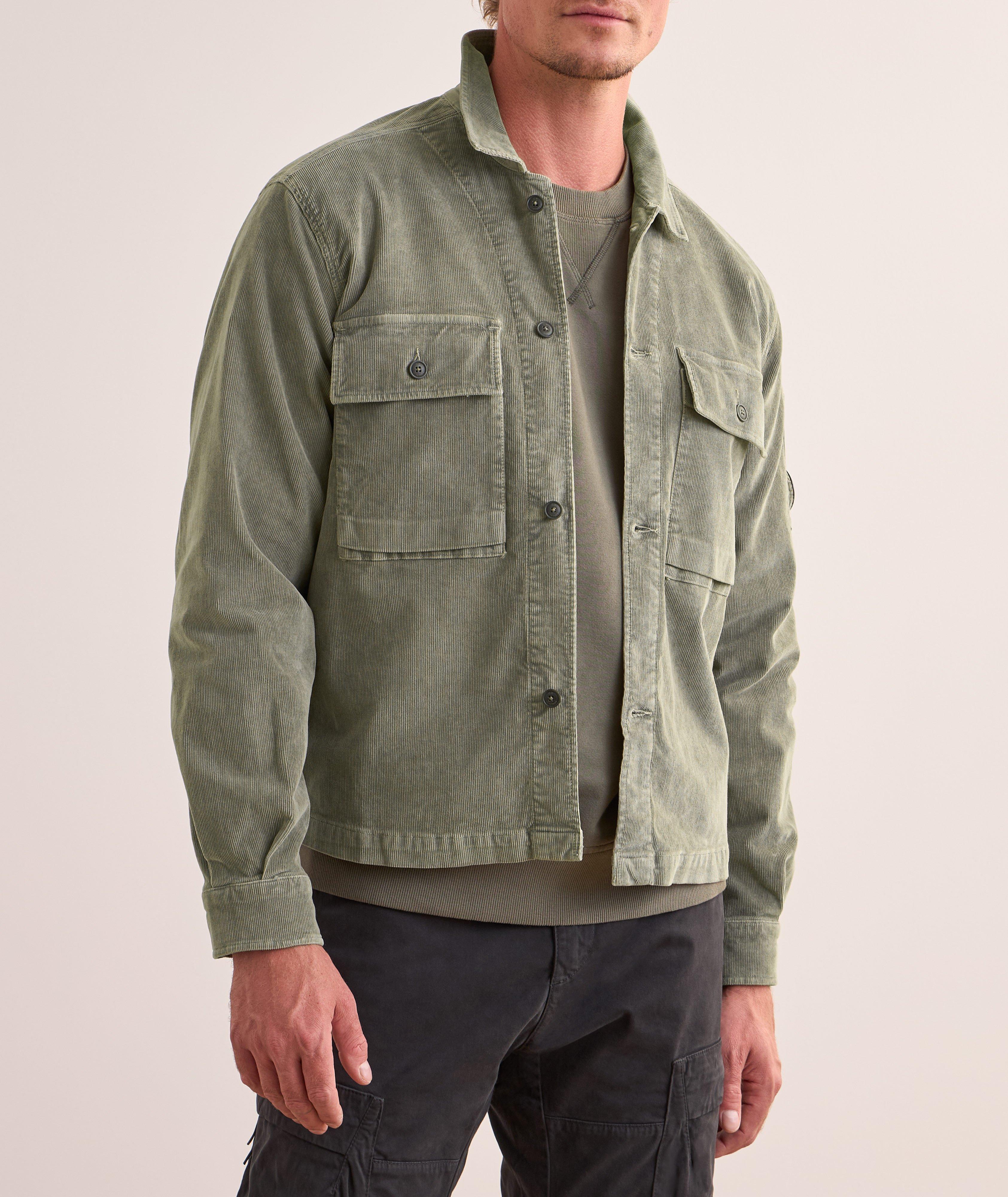 Corduroy Stretch-Cotton Overshirt   image 1