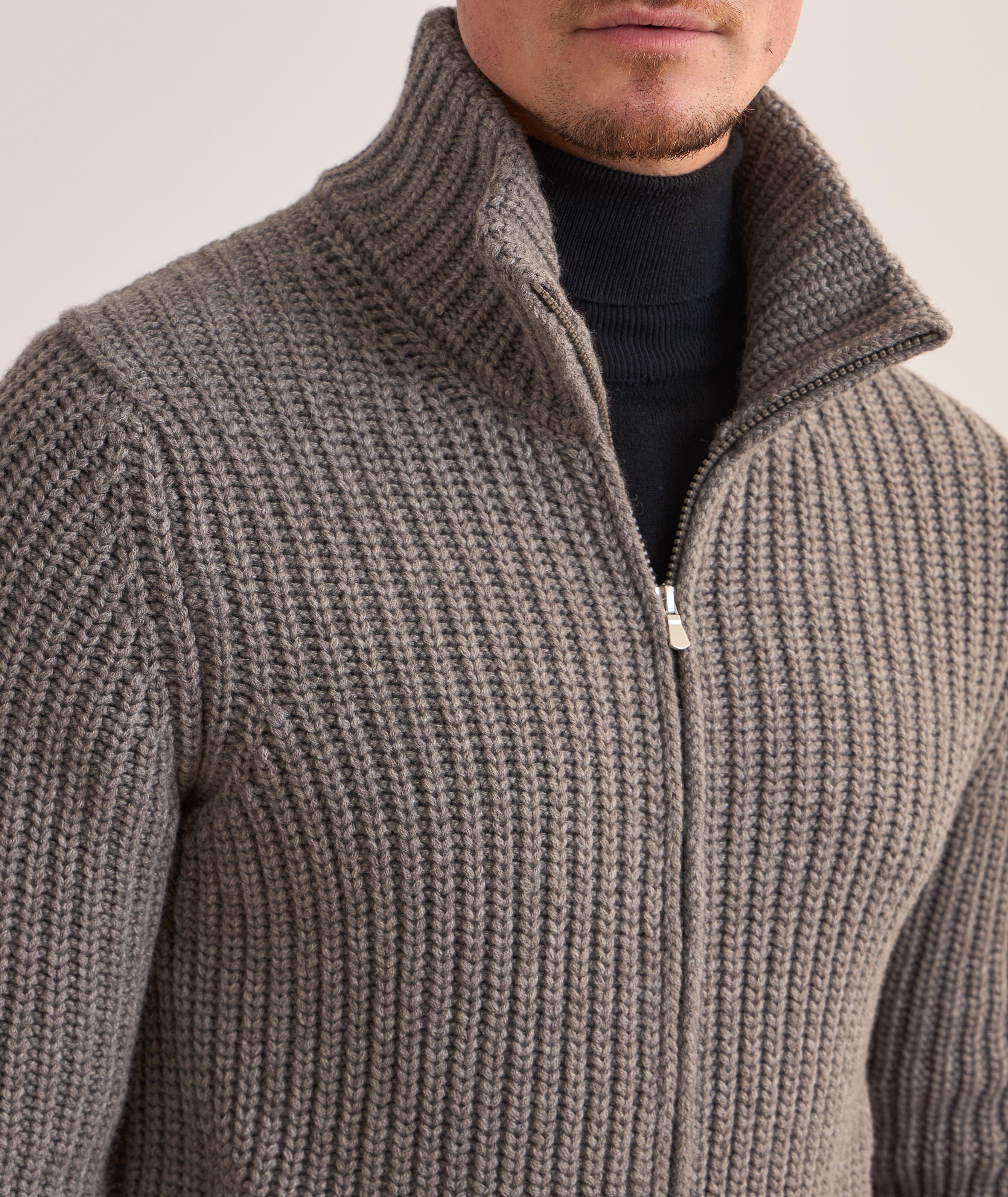 Heavy Gauge Full-Zip Sweater image 3