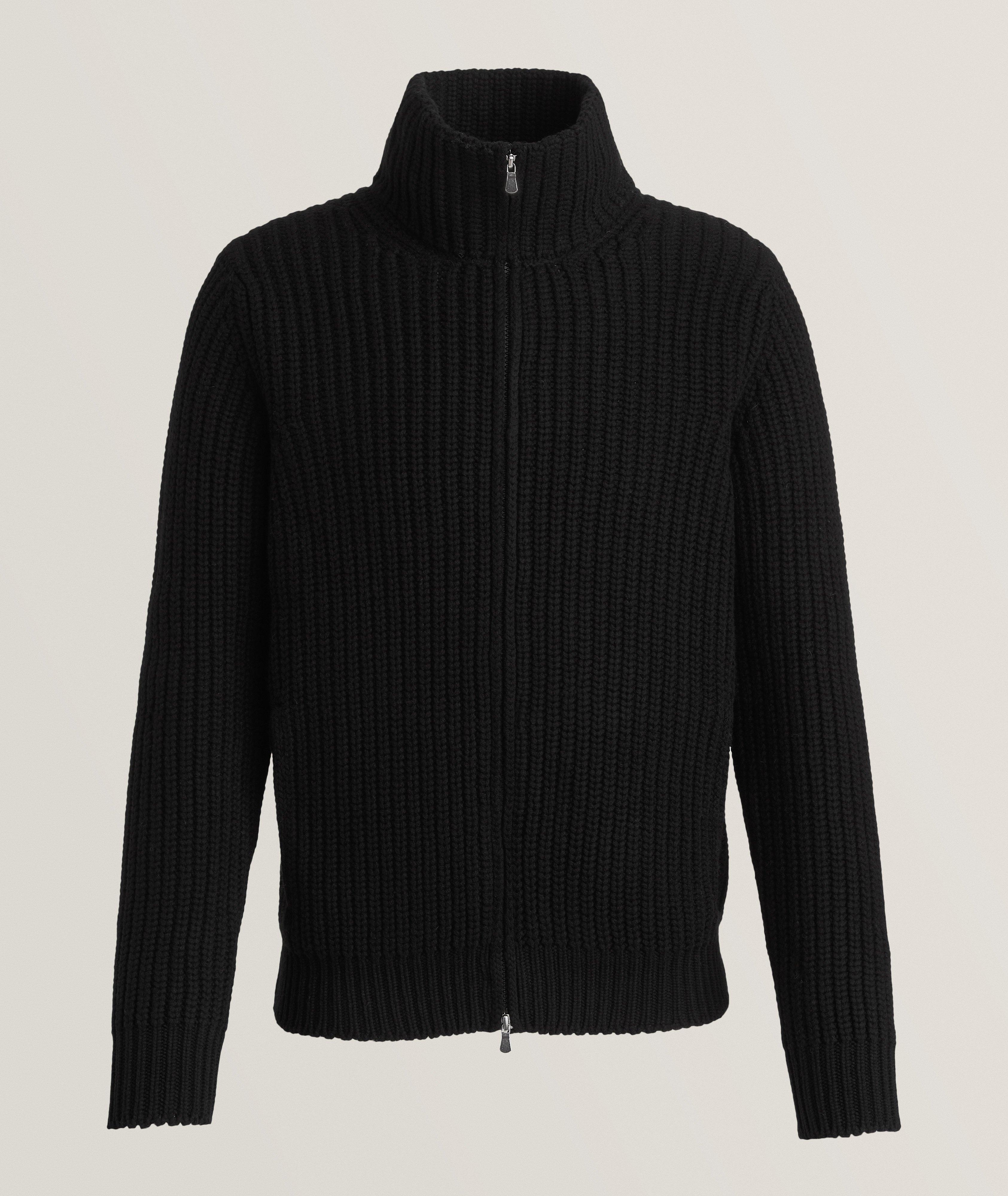 Gran Sasso Pull en tricot épais à glissière