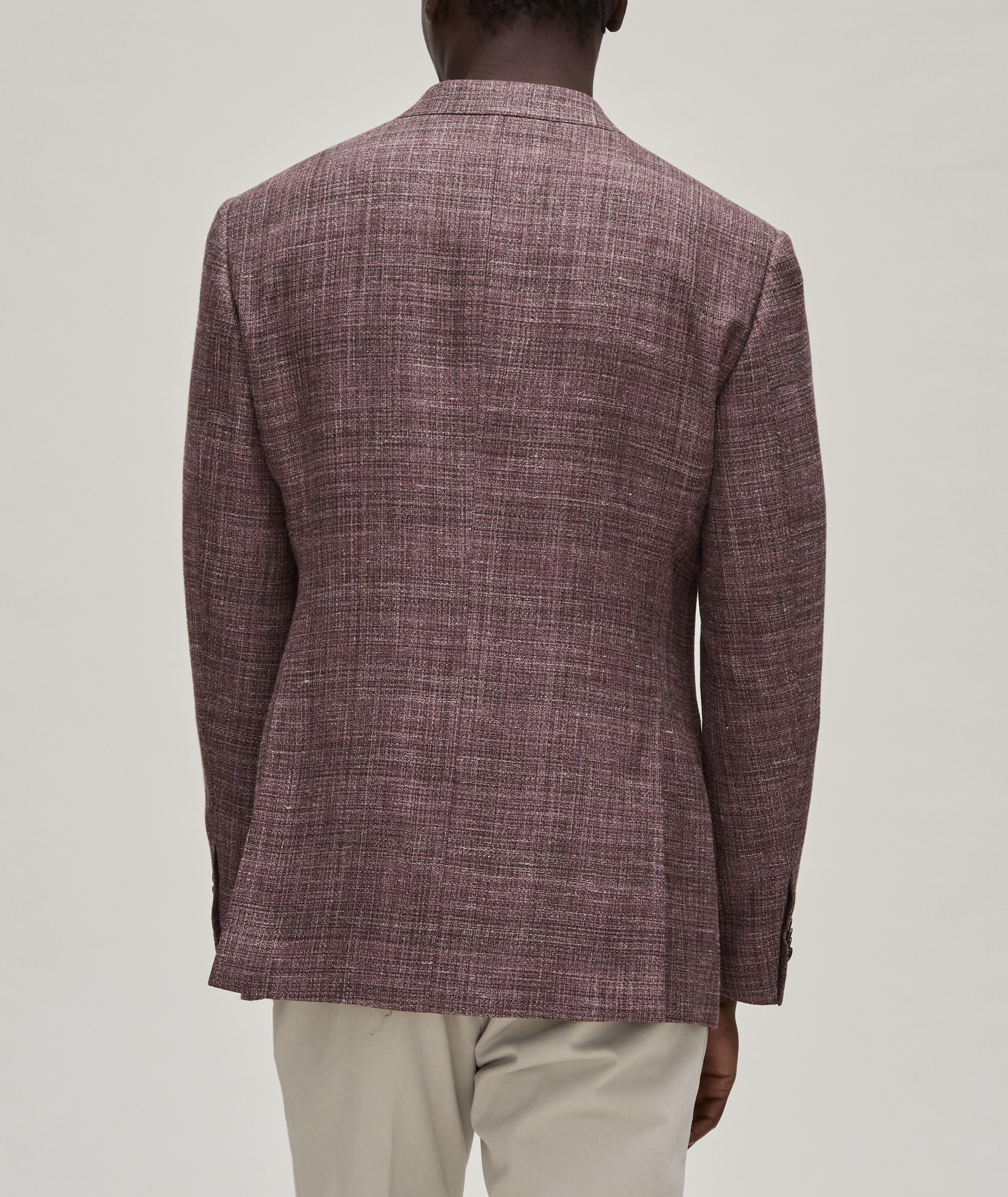 Textured Virgin Wool-Blend Sport Jacket