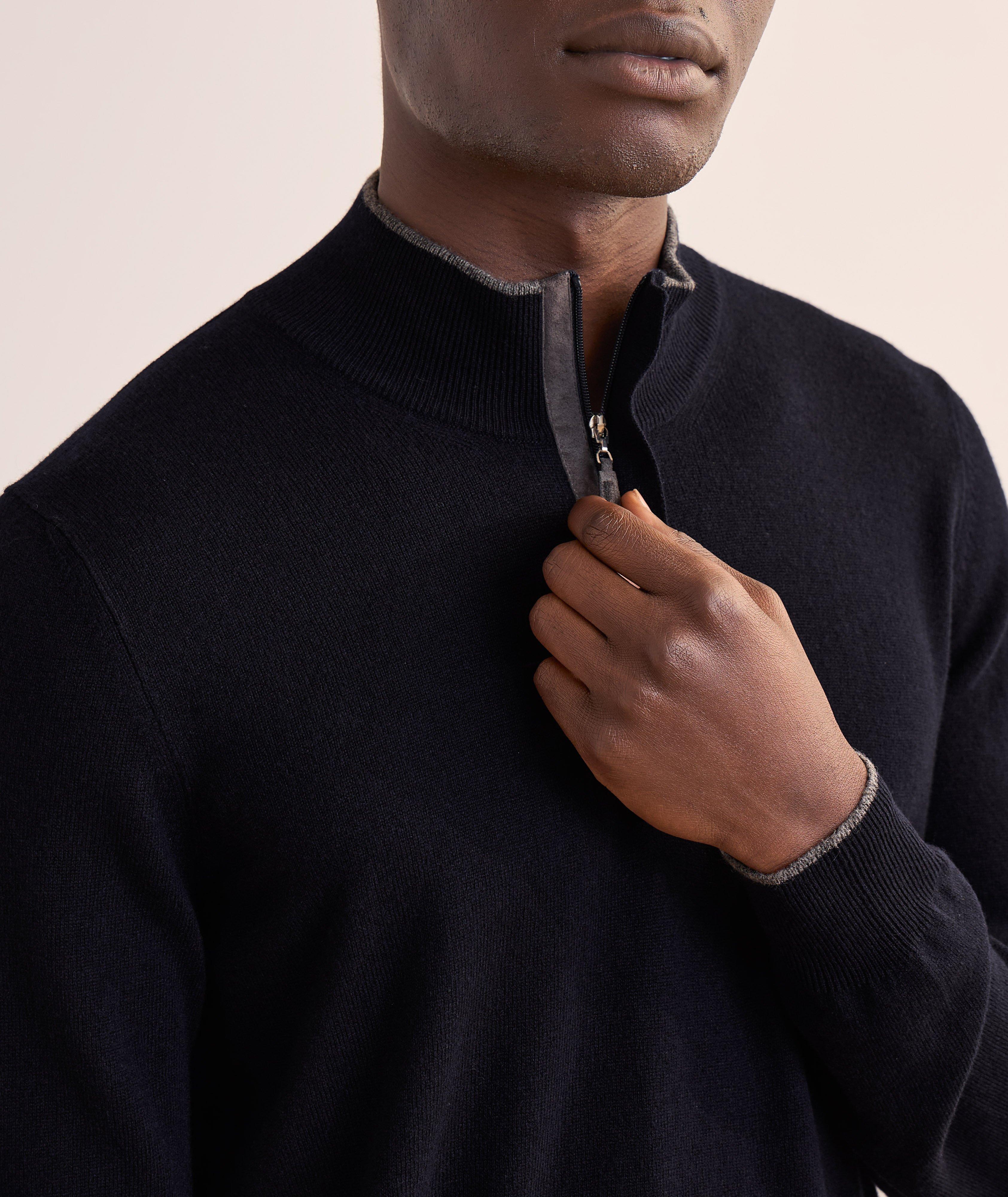 Wool-Blend Half-Zip Sweater  image 3