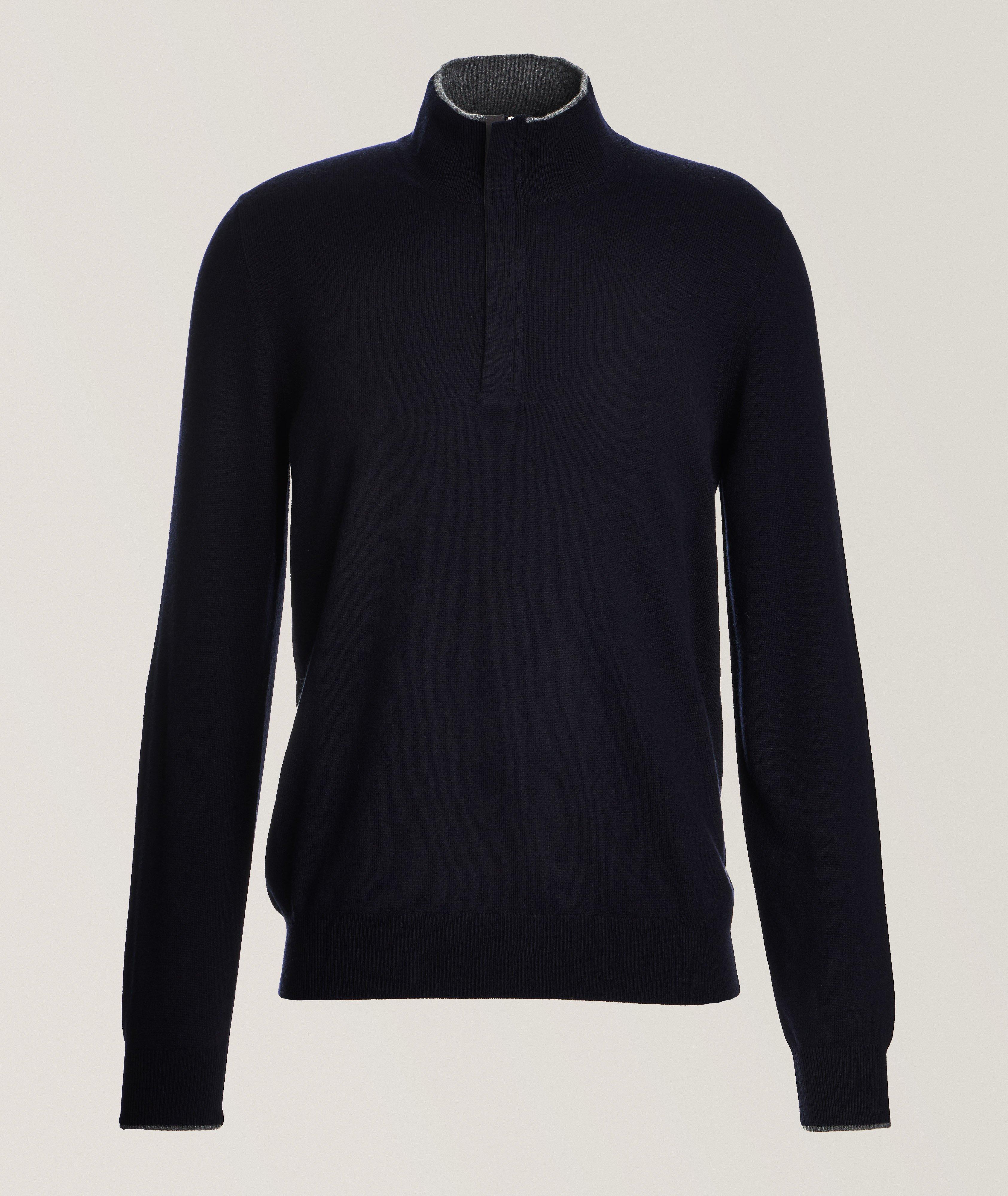 Wool-Blend Half-Zip Sweater  image 0