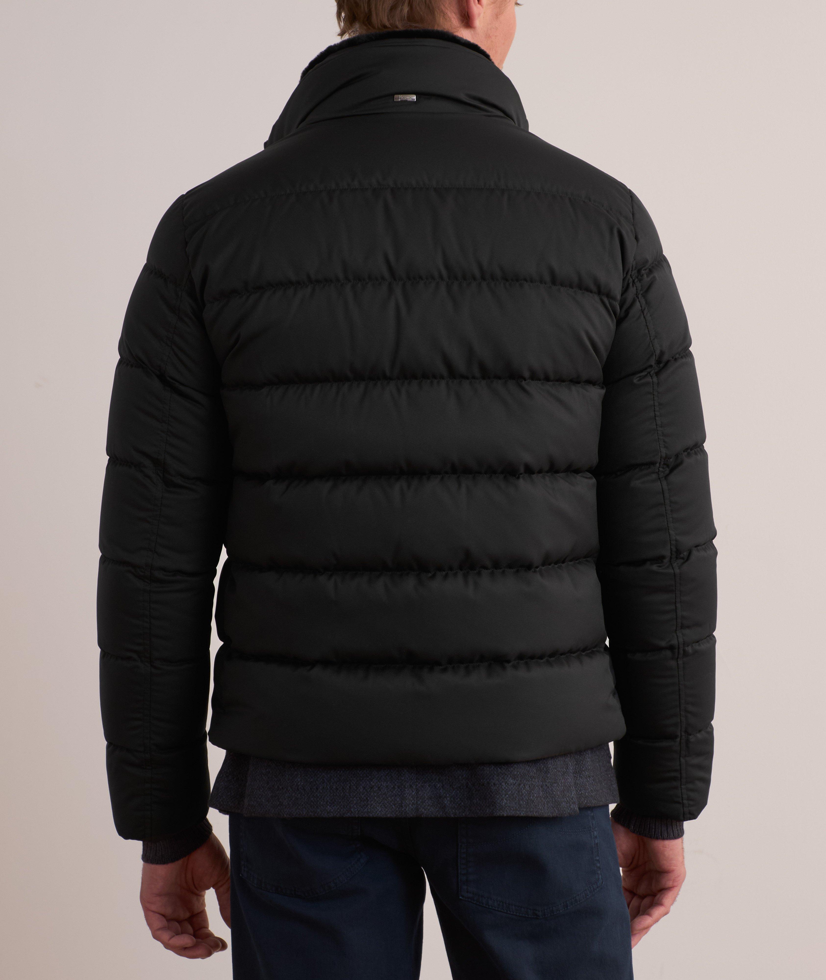 Faux Fur-Trim Puffer Jacket image 2