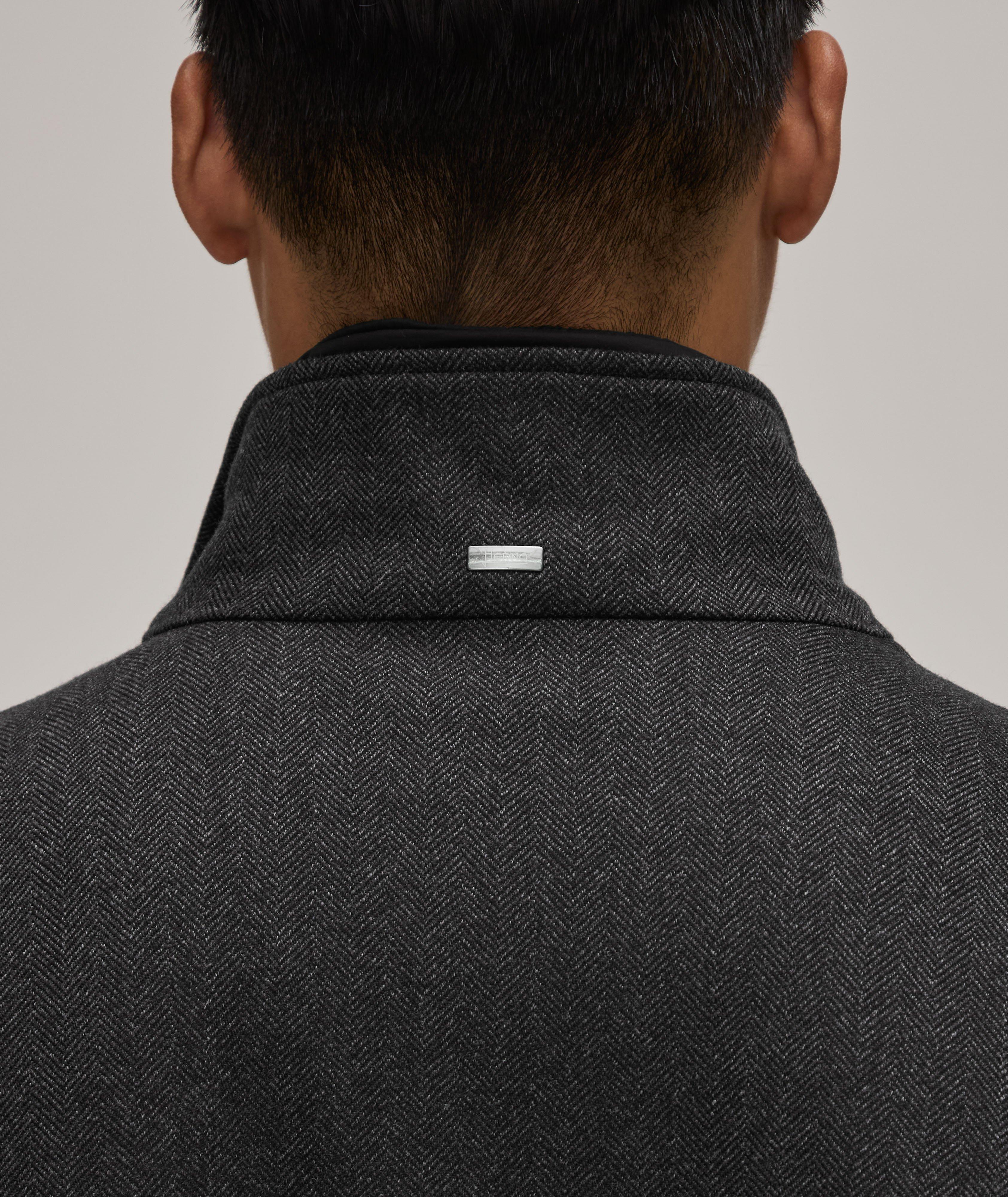 Herringbone Virgin Wool Carcoat  image 3