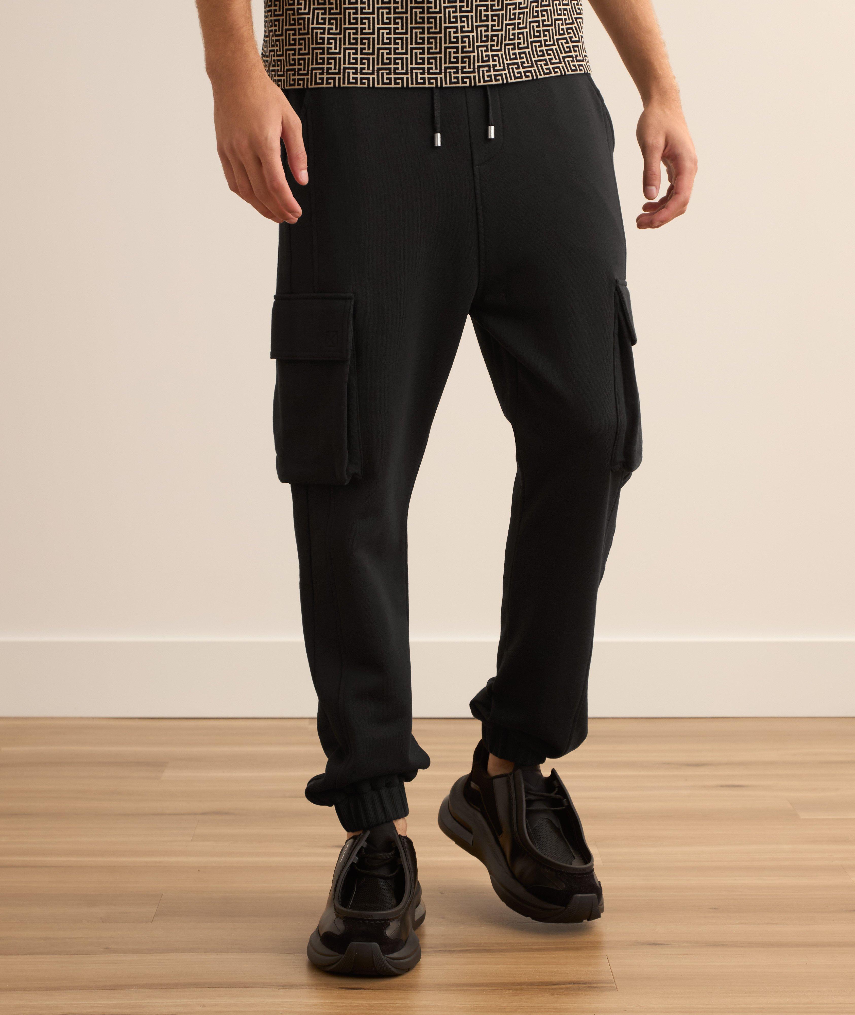 Paris Print Cargo Joggers image 1