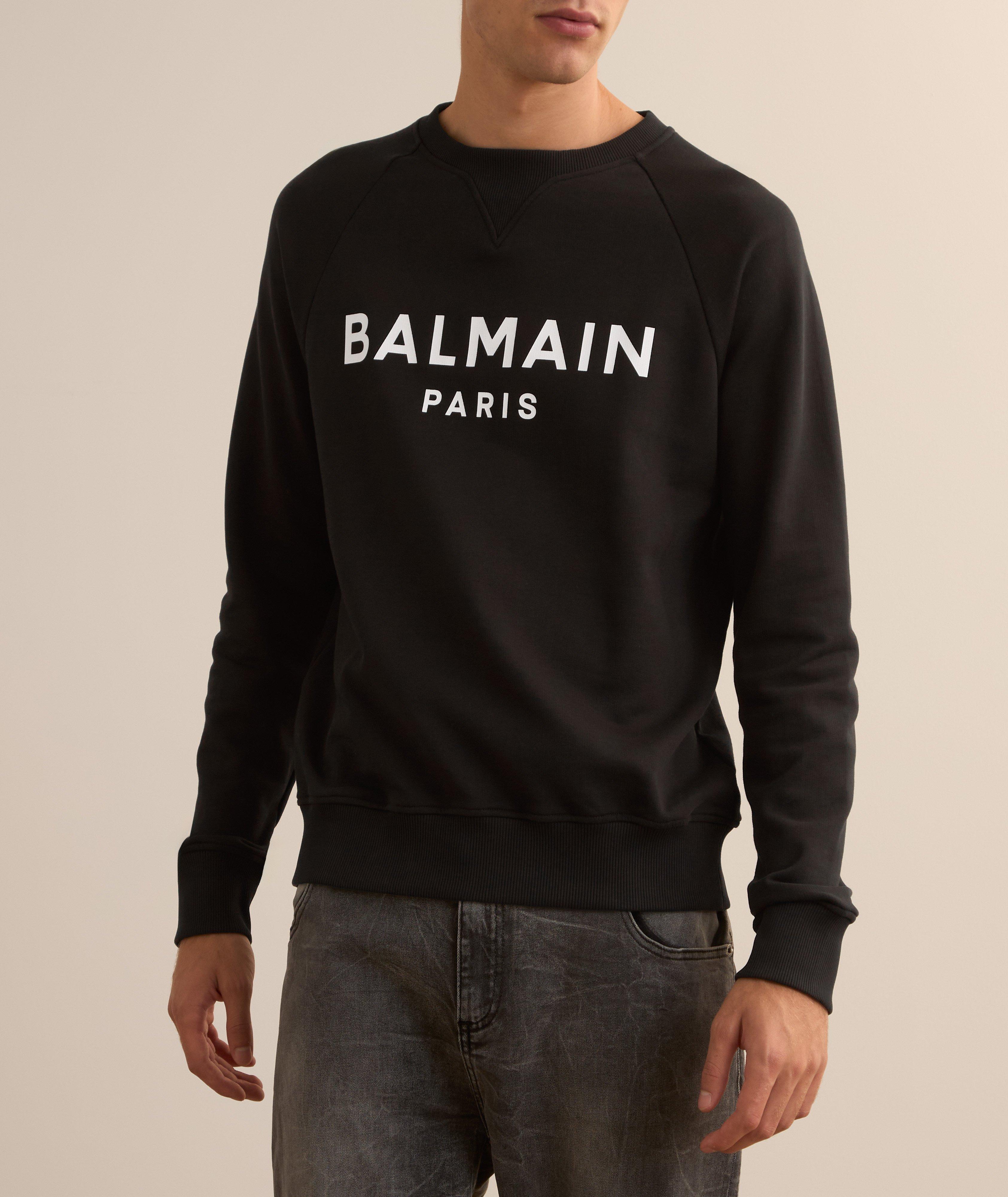 Pull en coton avec logo image 1