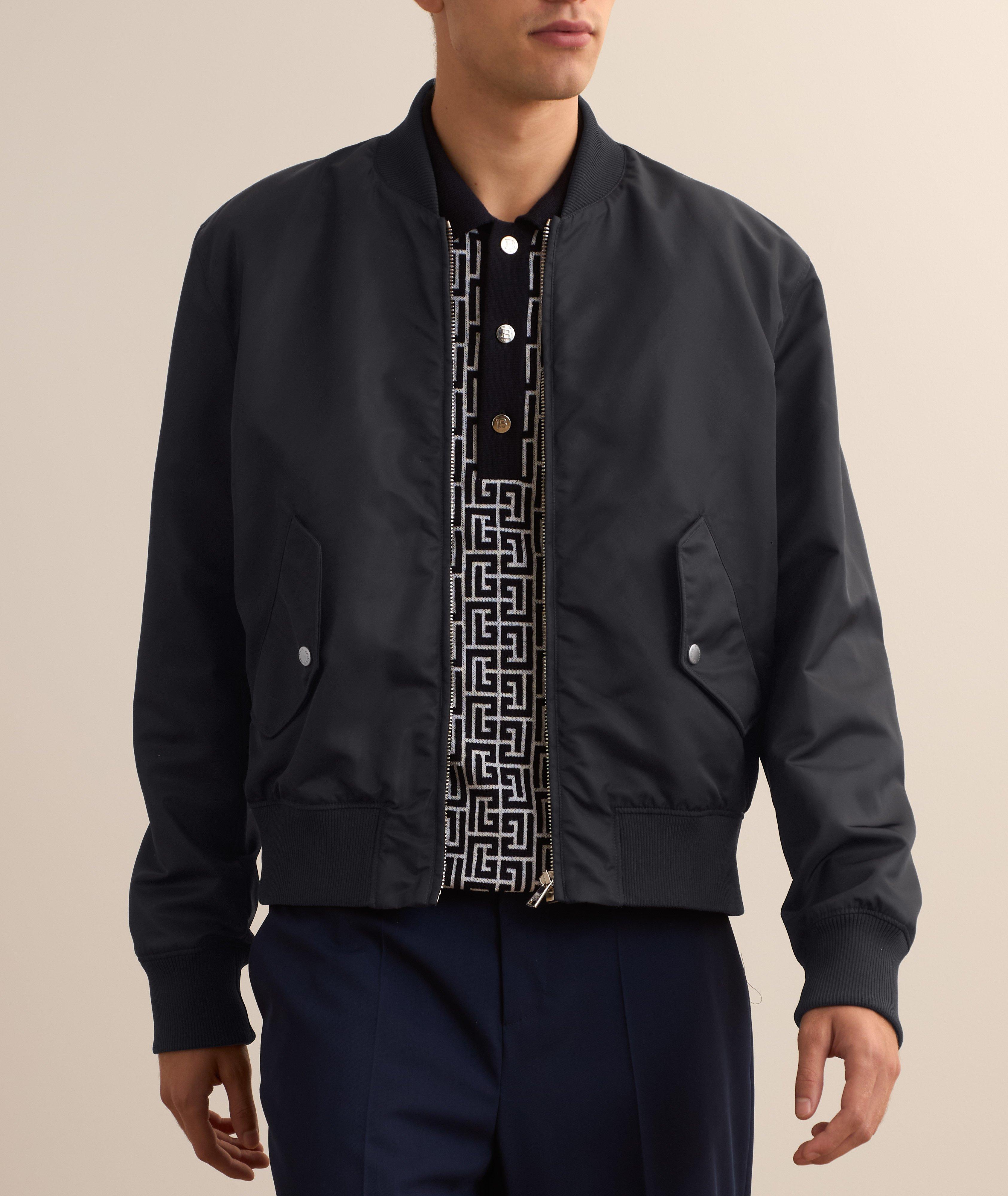 Blouson de style aviateur avec logo image 1