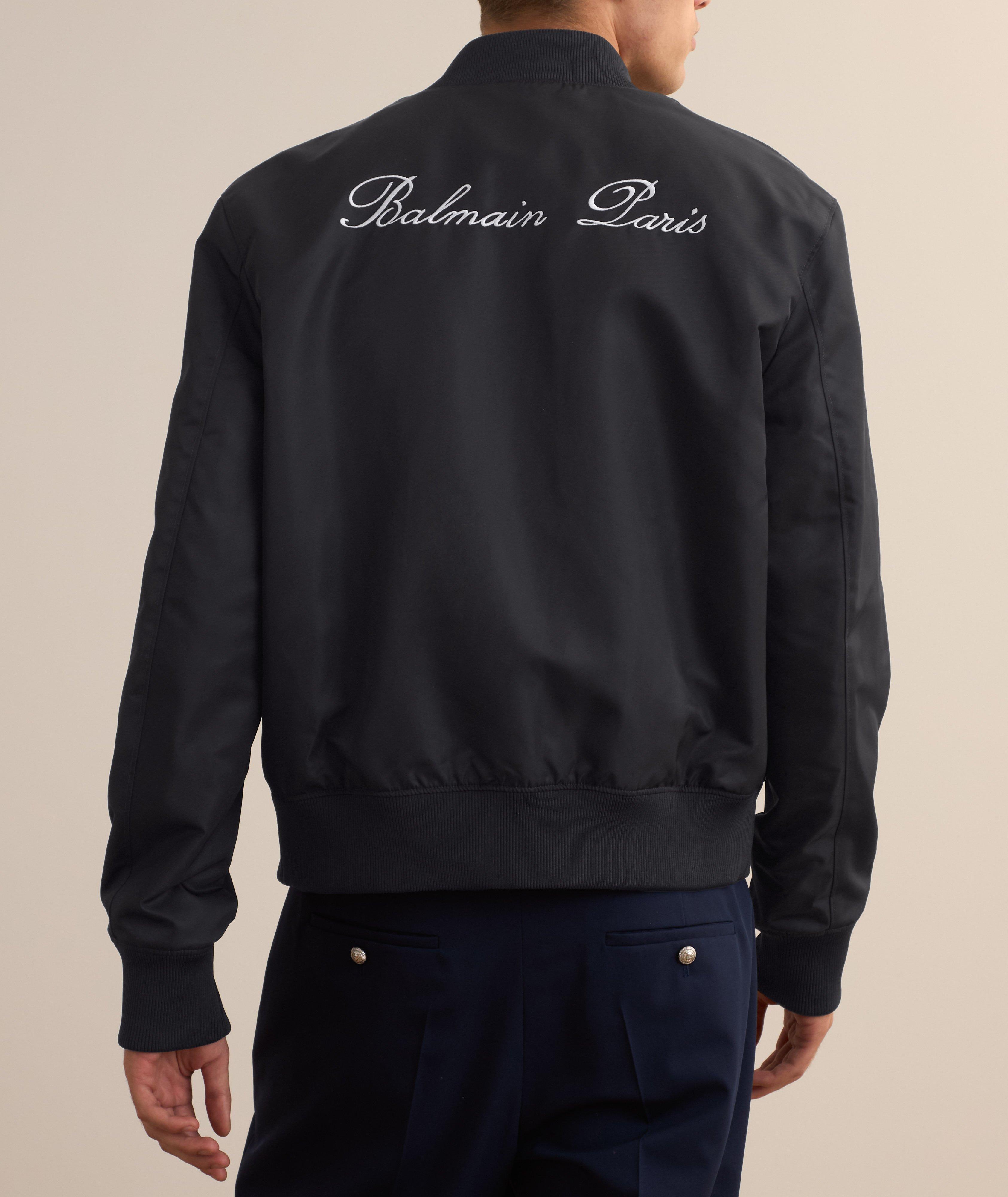 Blouson de style aviateur avec logo image 2