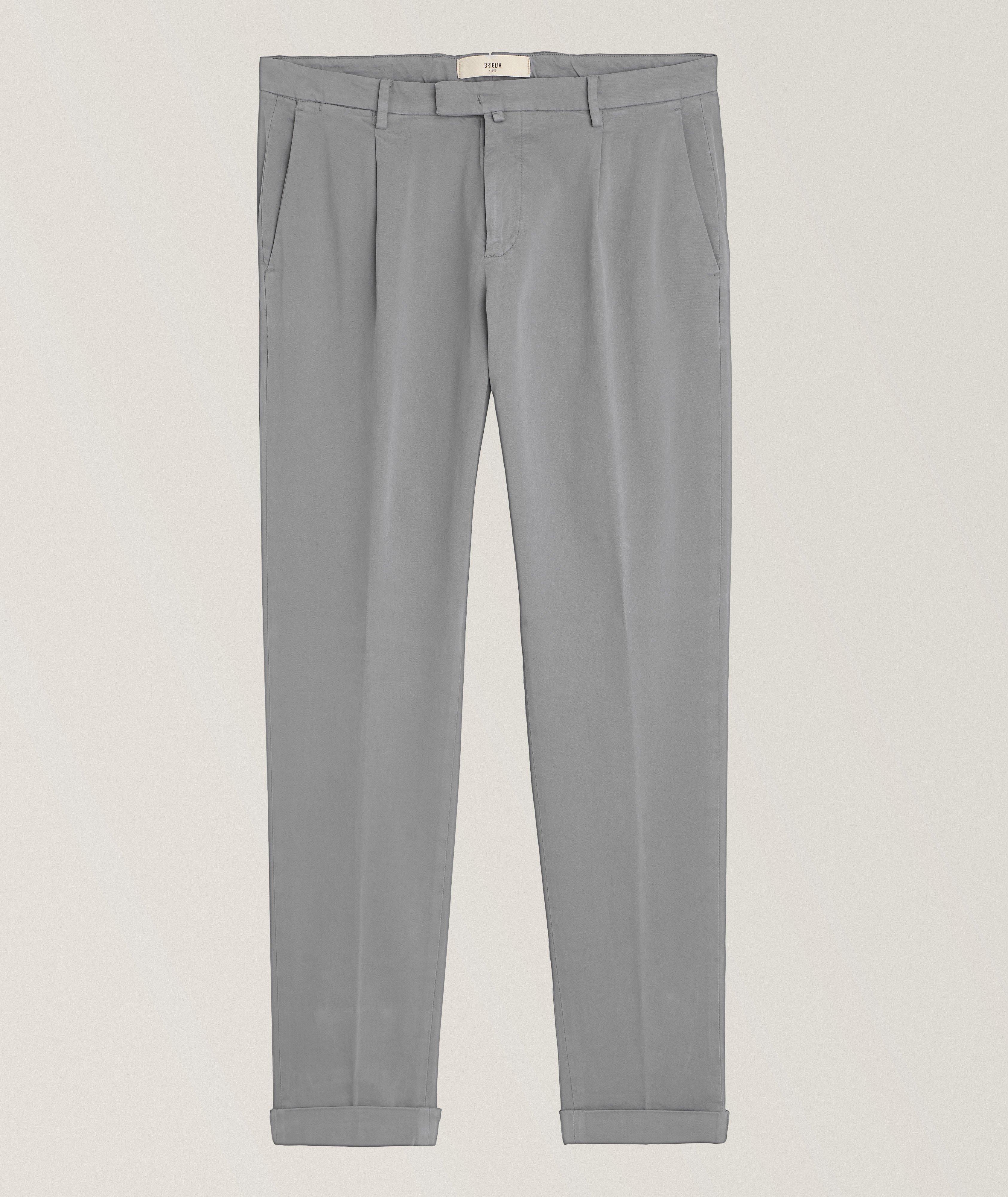 Stretch-Cotton Jersey Chinos image 0