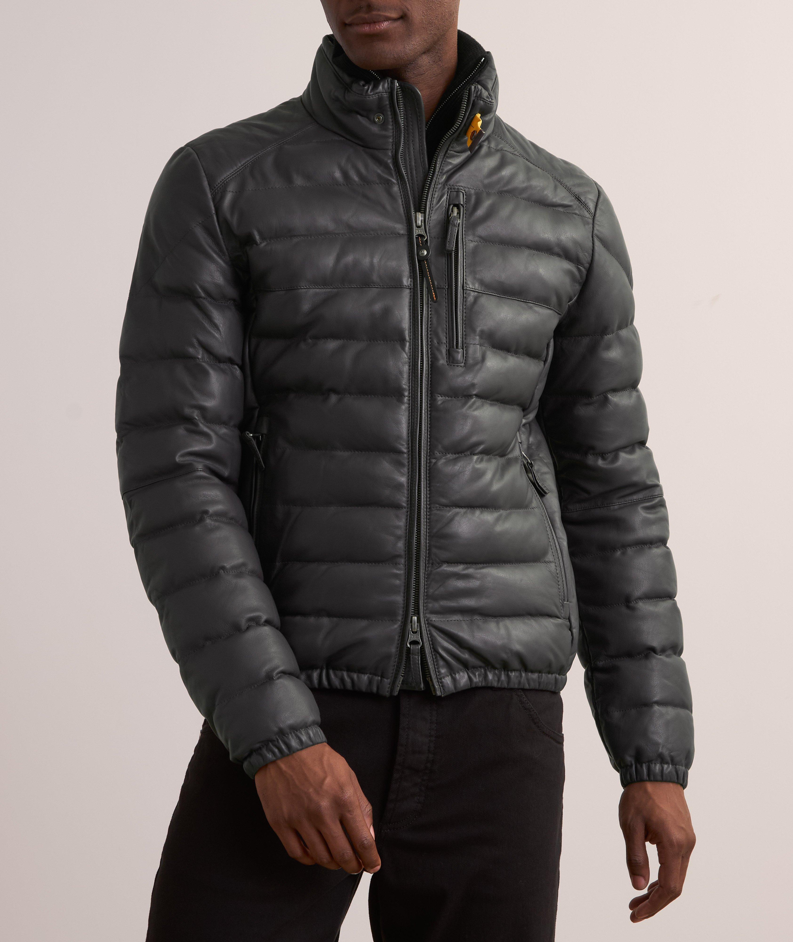 Blouson Ernie matelassé en cuir image 1