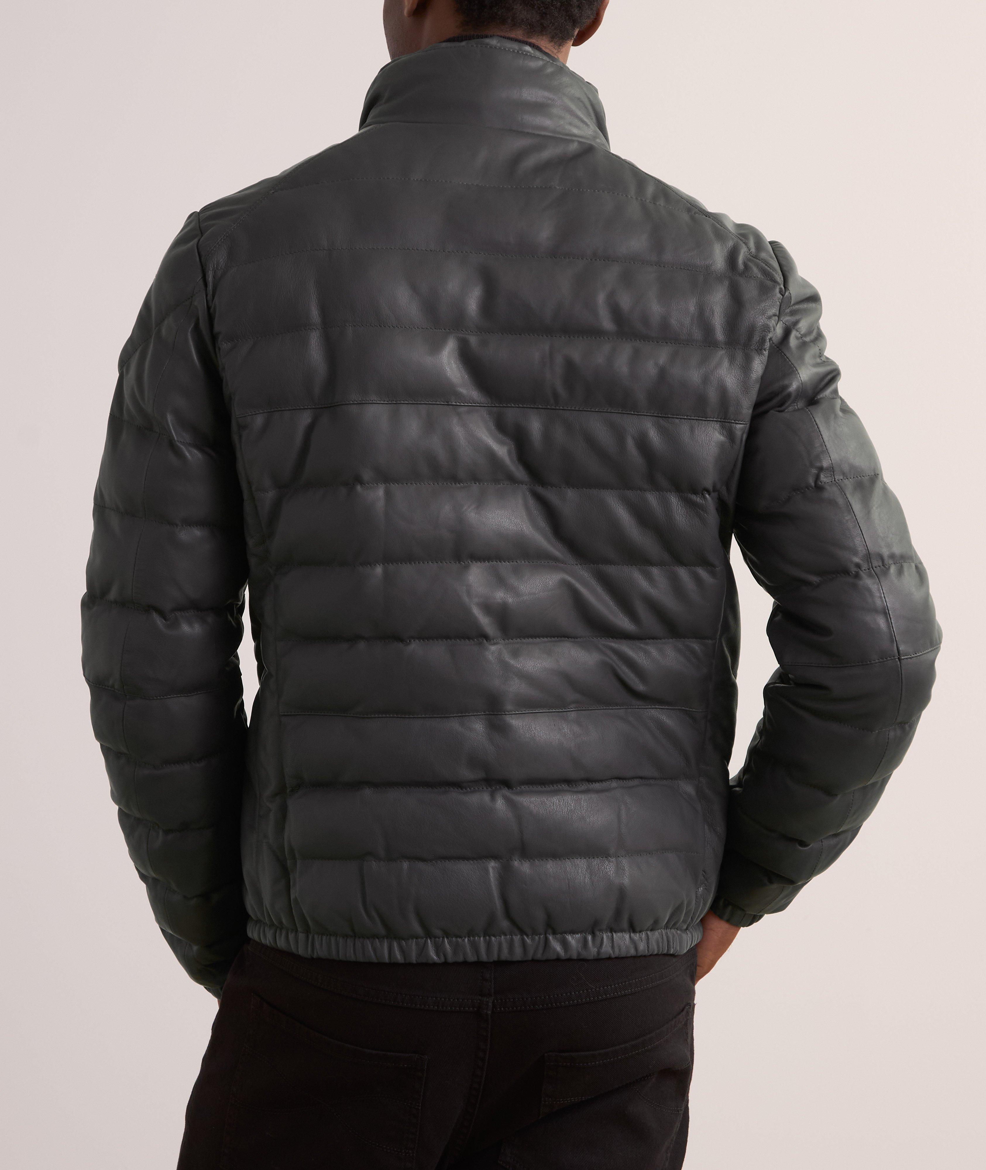 Blouson Ernie matelassé en cuir image 2