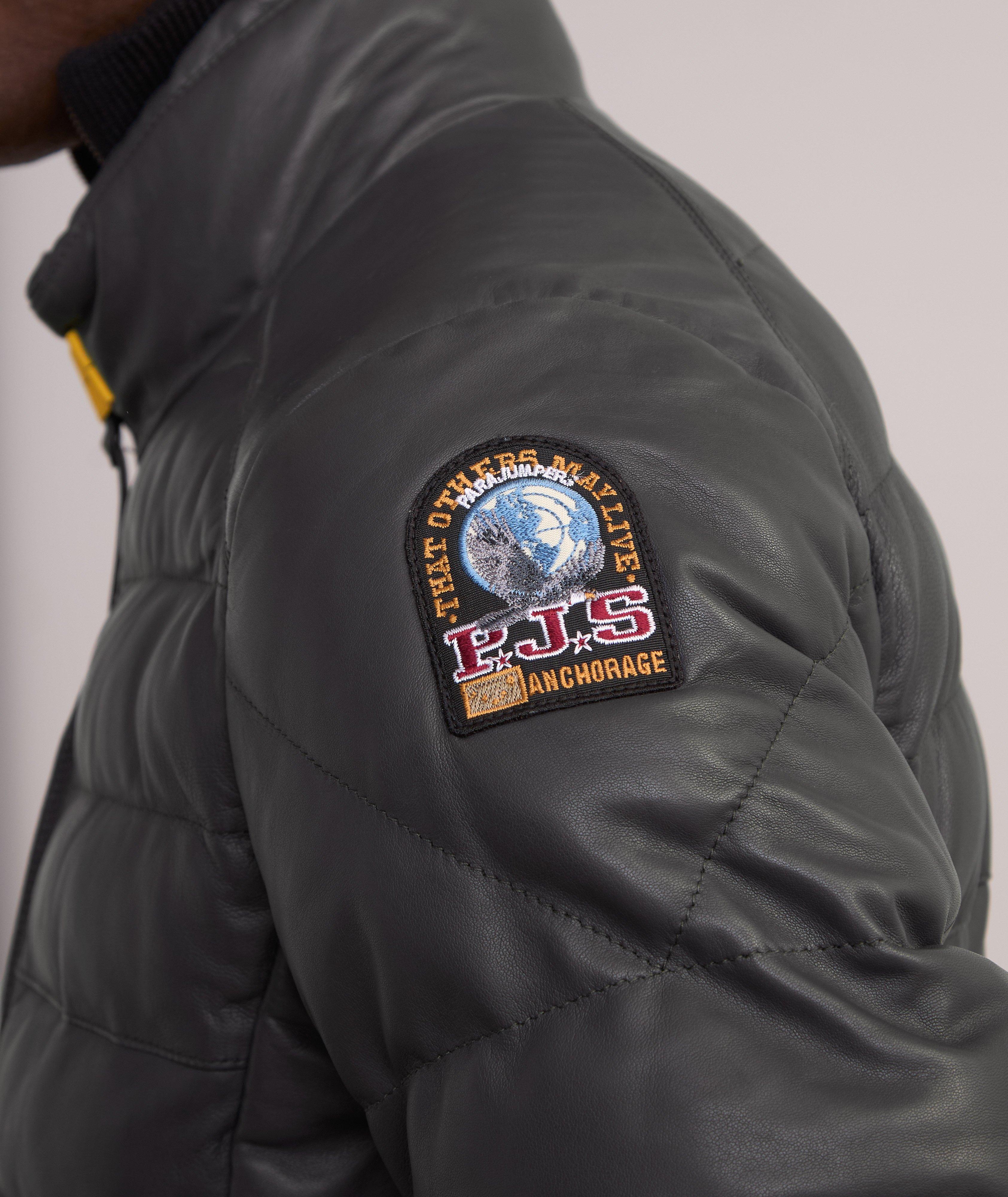 Ernie Padded Leather Jacket image 4