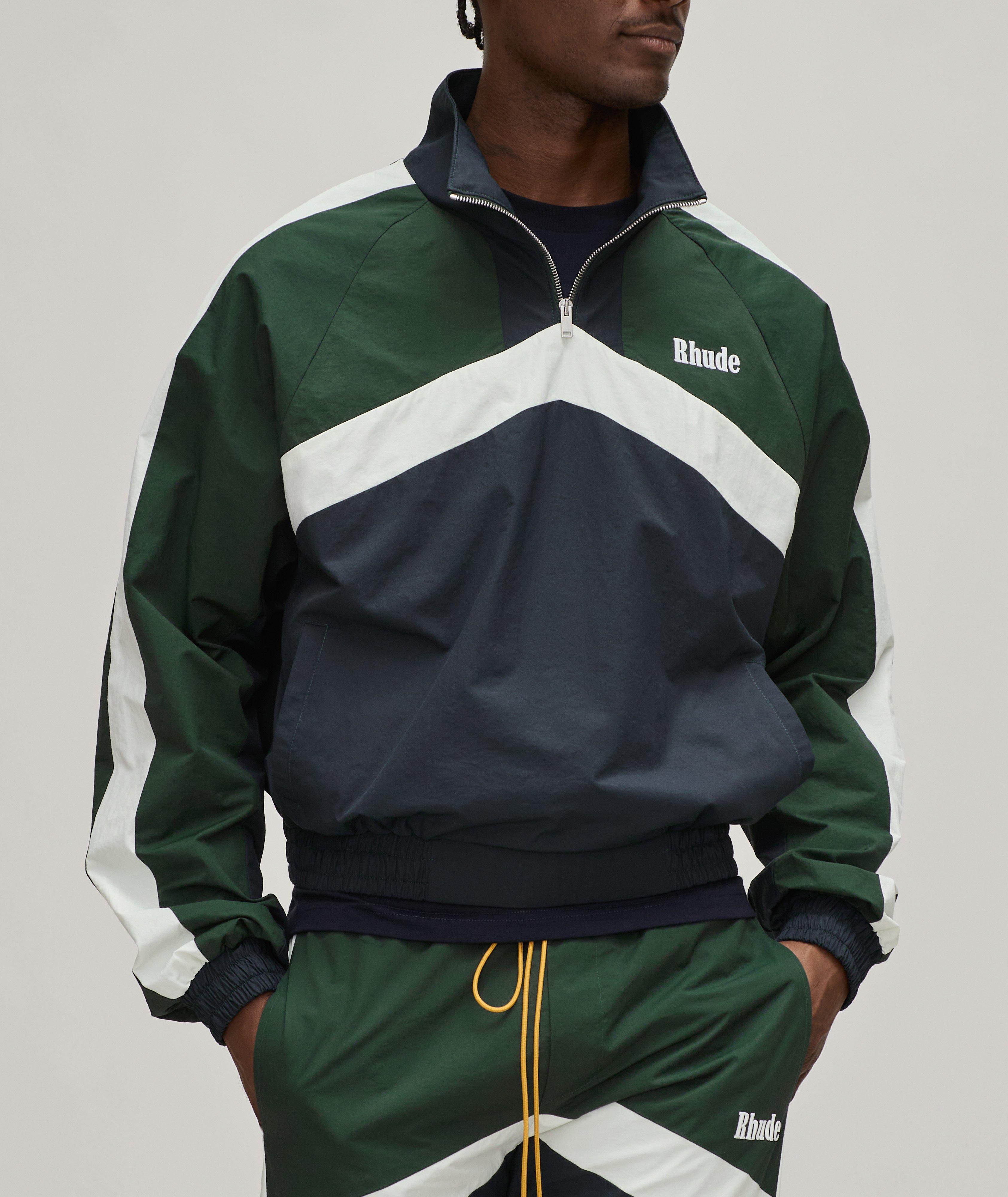 Quarter zip track jacket hotsell