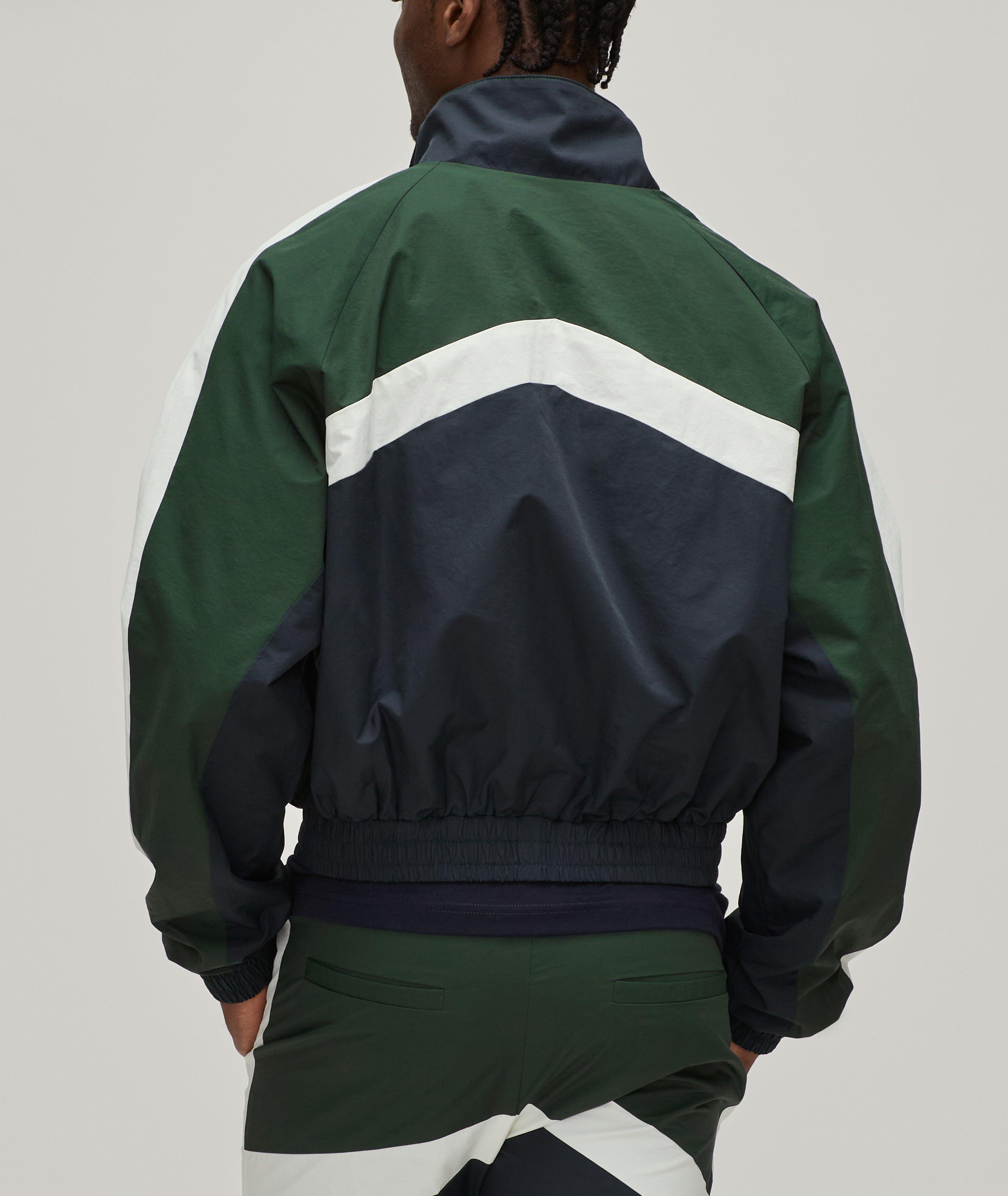 Cotton-Blend Quarter-Zip Track Jacket image 2