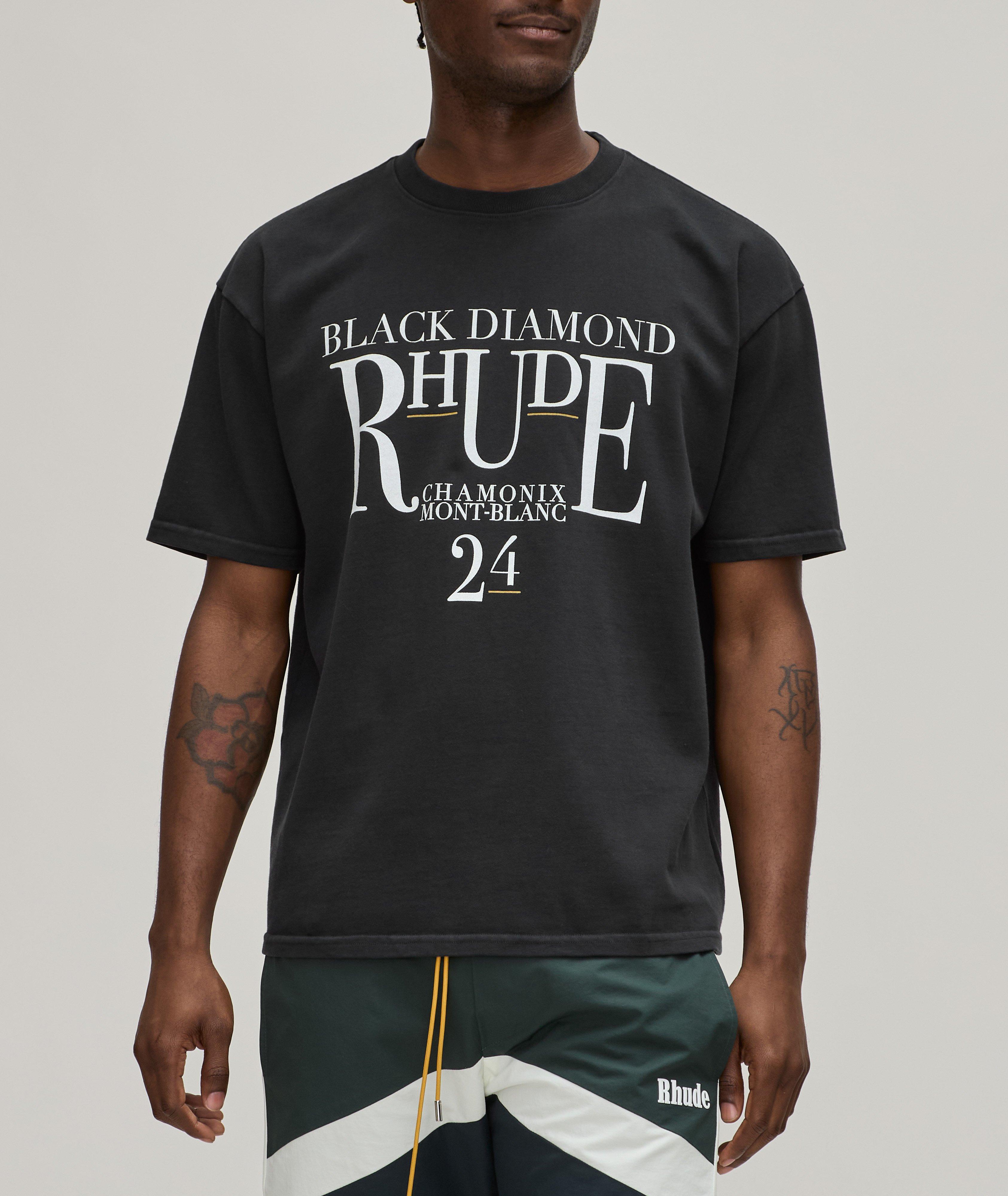 Diamond Text Logo Cotton T-Shirt  image 1