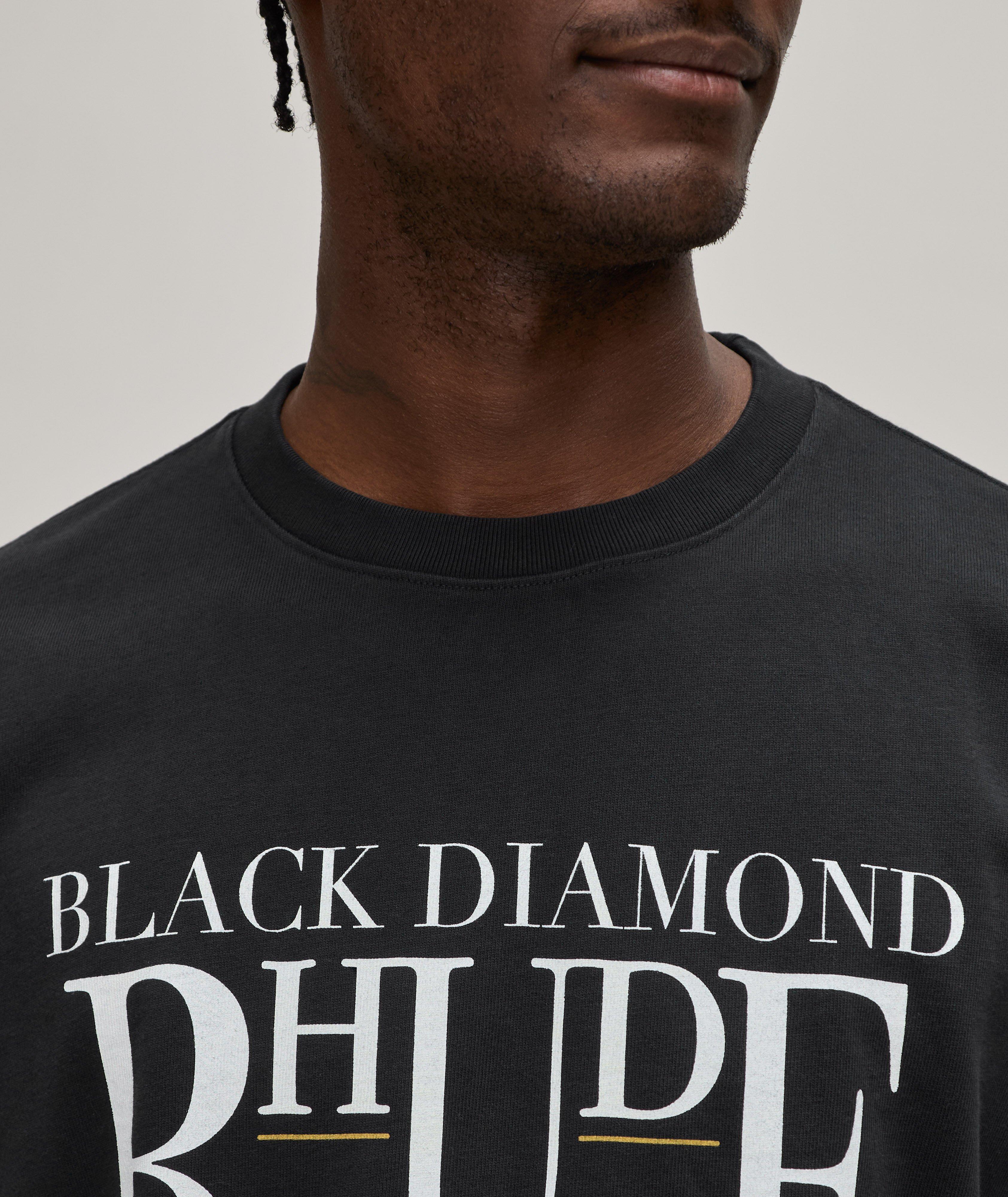 Diamond Text Logo Cotton T-Shirt  image 3