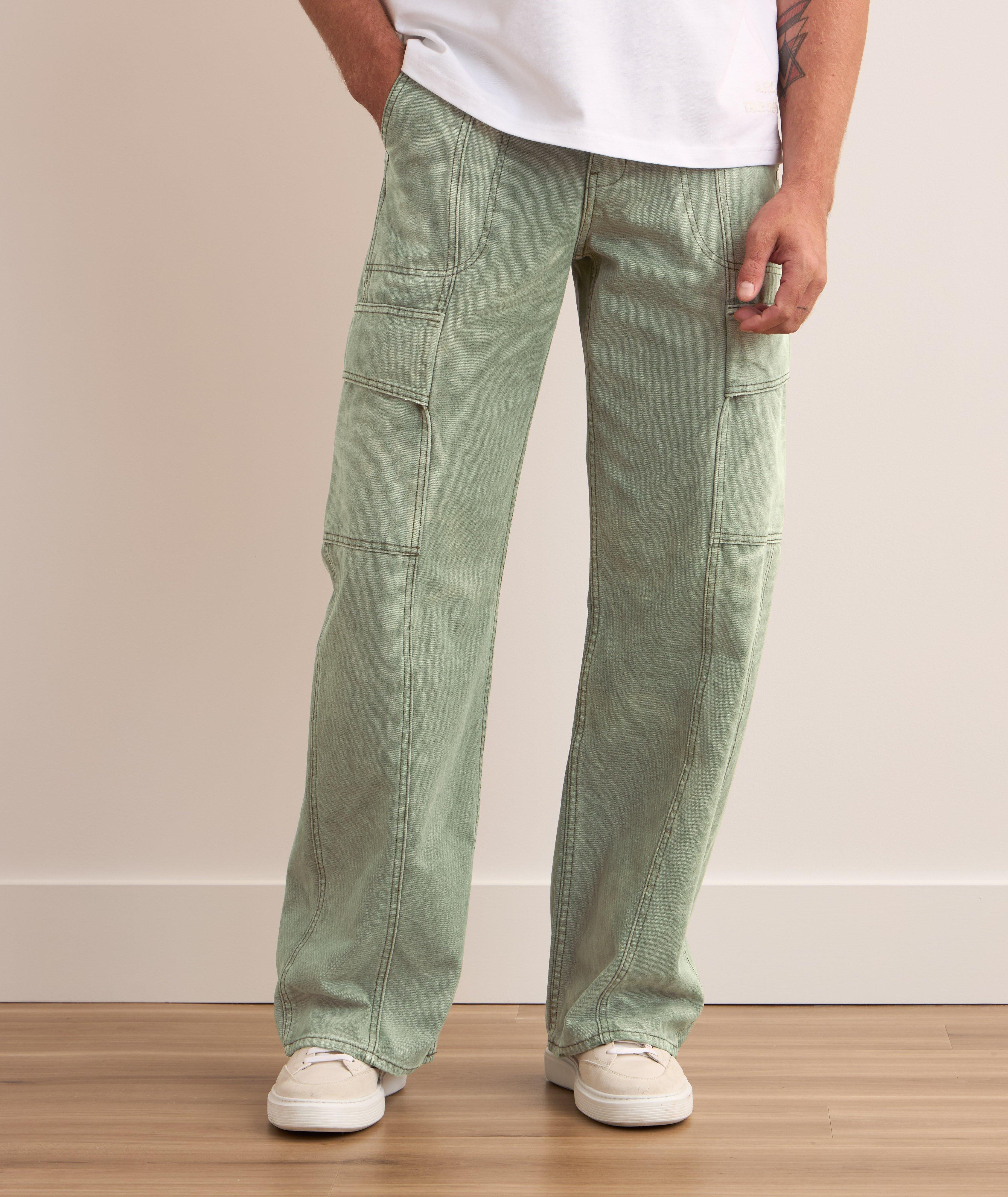 Pantalon cargo en toile de coton image 1