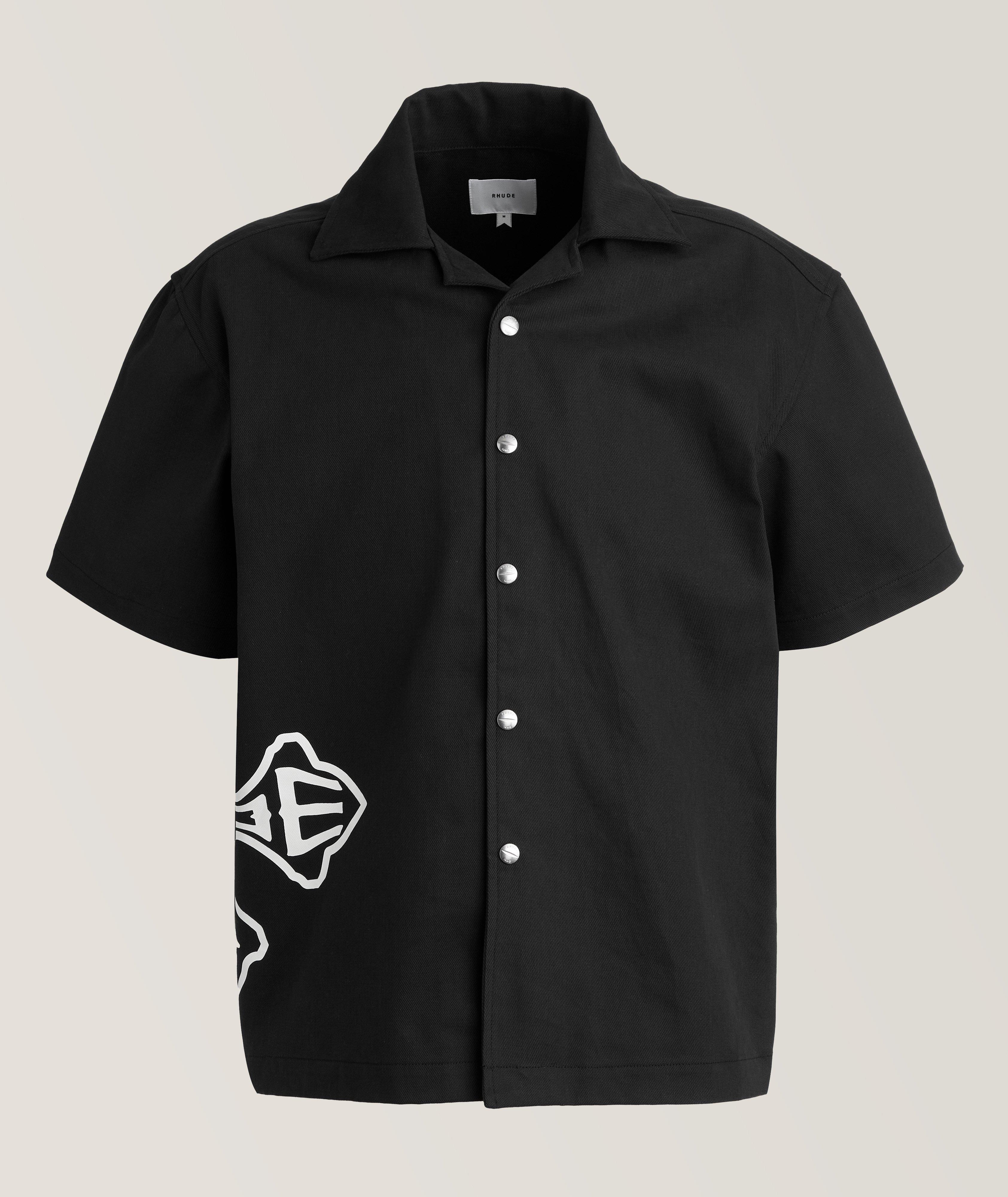 Cross Logo Snap Button Shirt  image 0