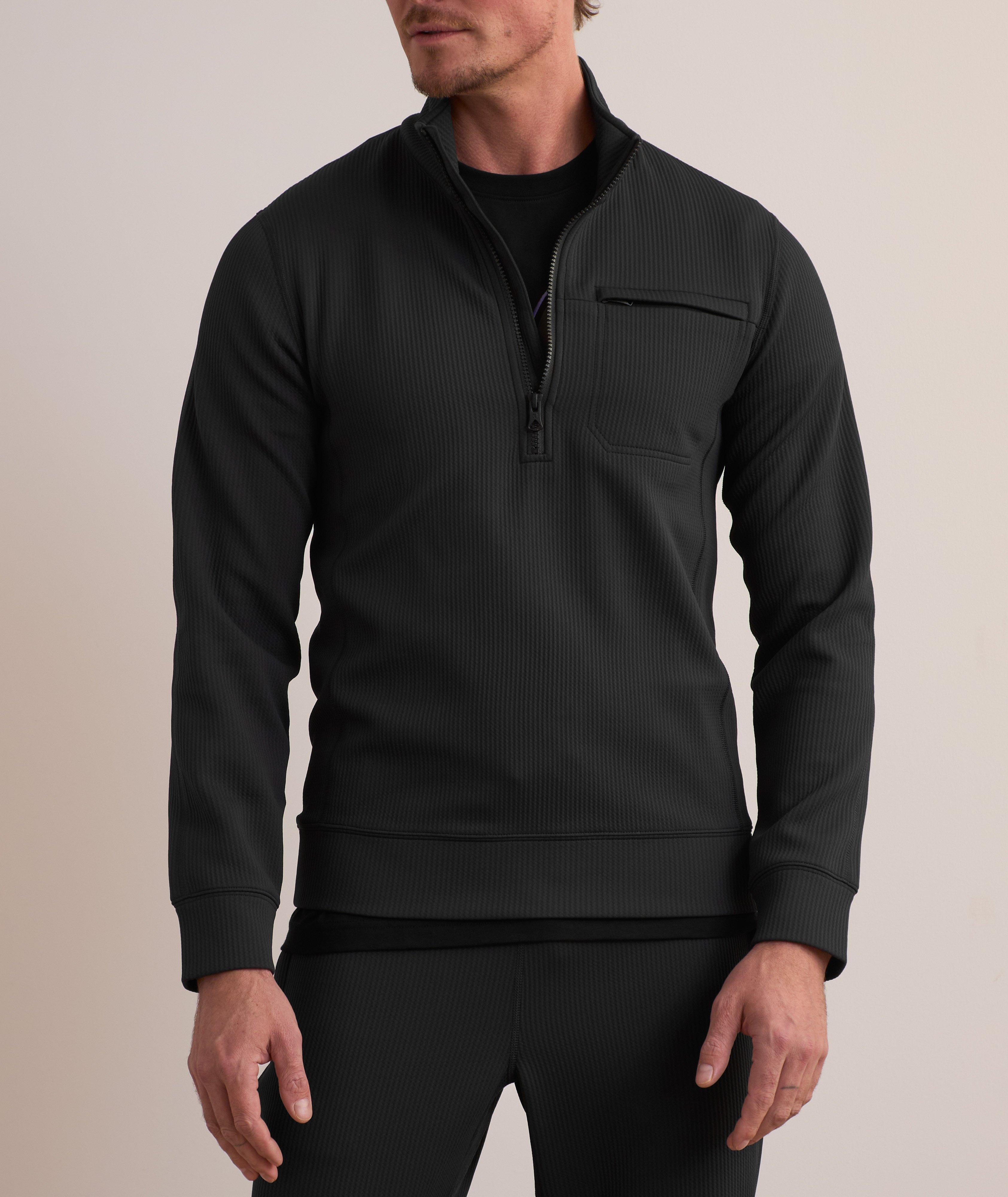 Double-Knit Half-Zip Sweater image 1