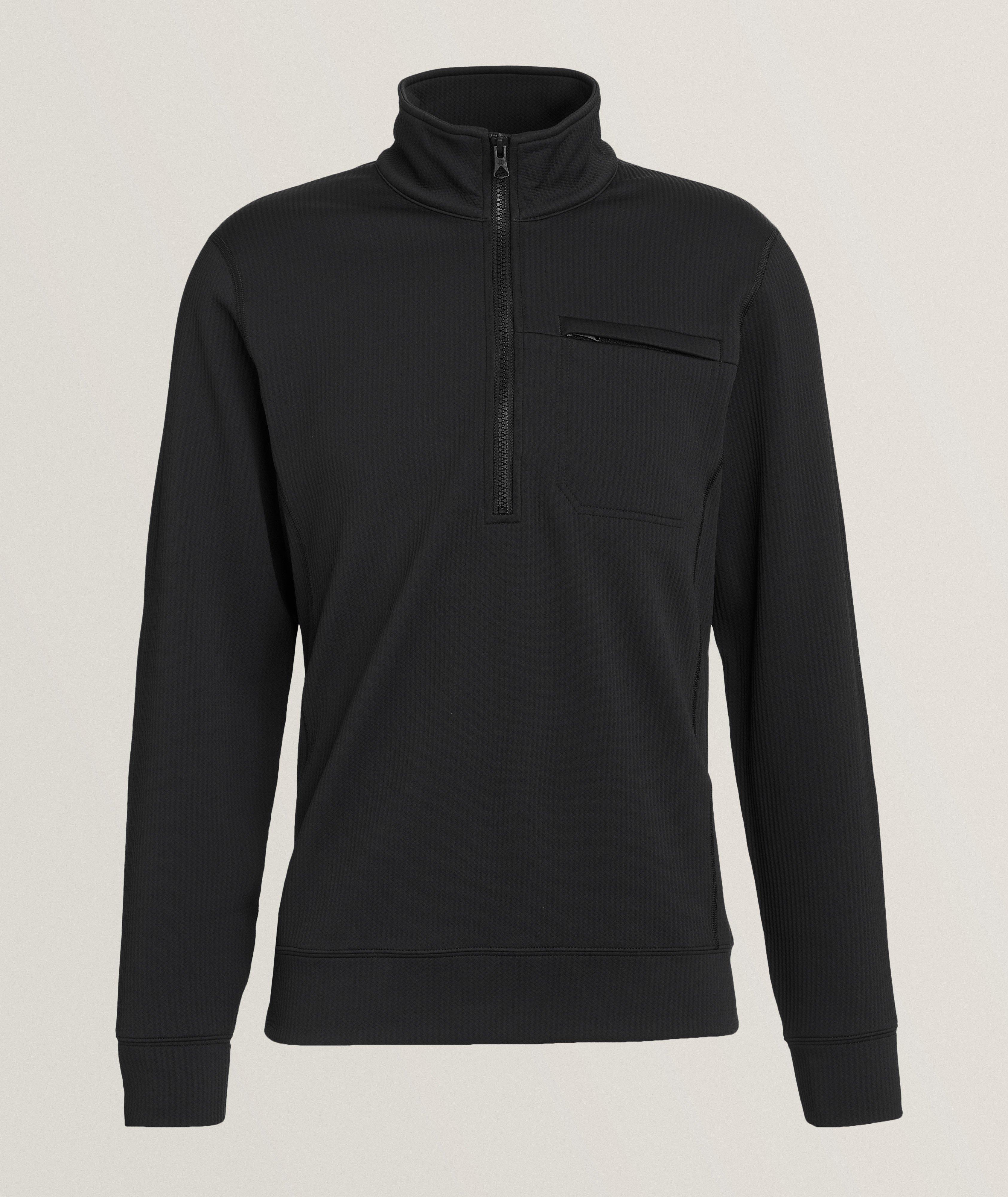 Double-Knit Half-Zip Sweater image 0
