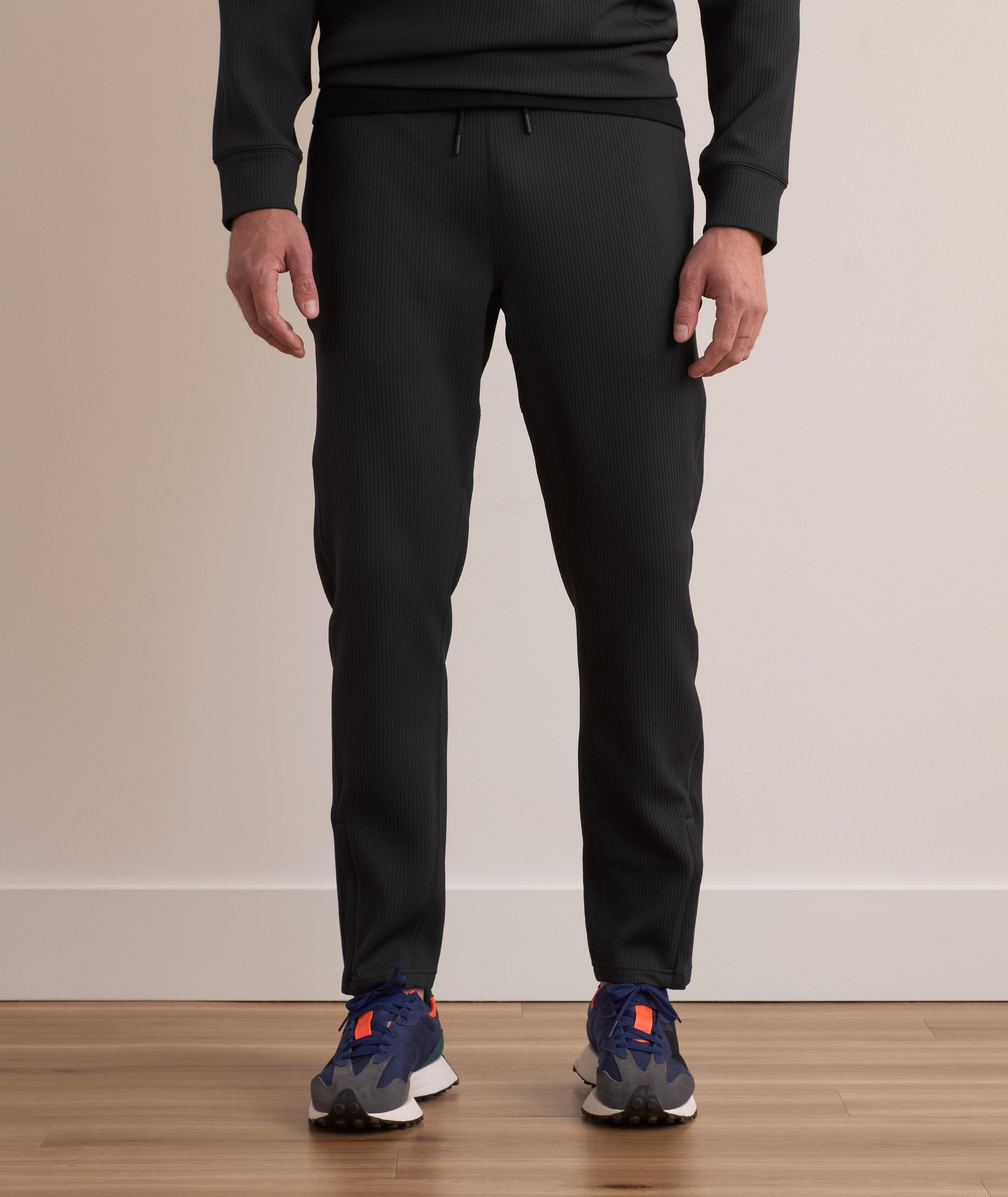 Pantalon sport en tricot double de coupe amincie image 1