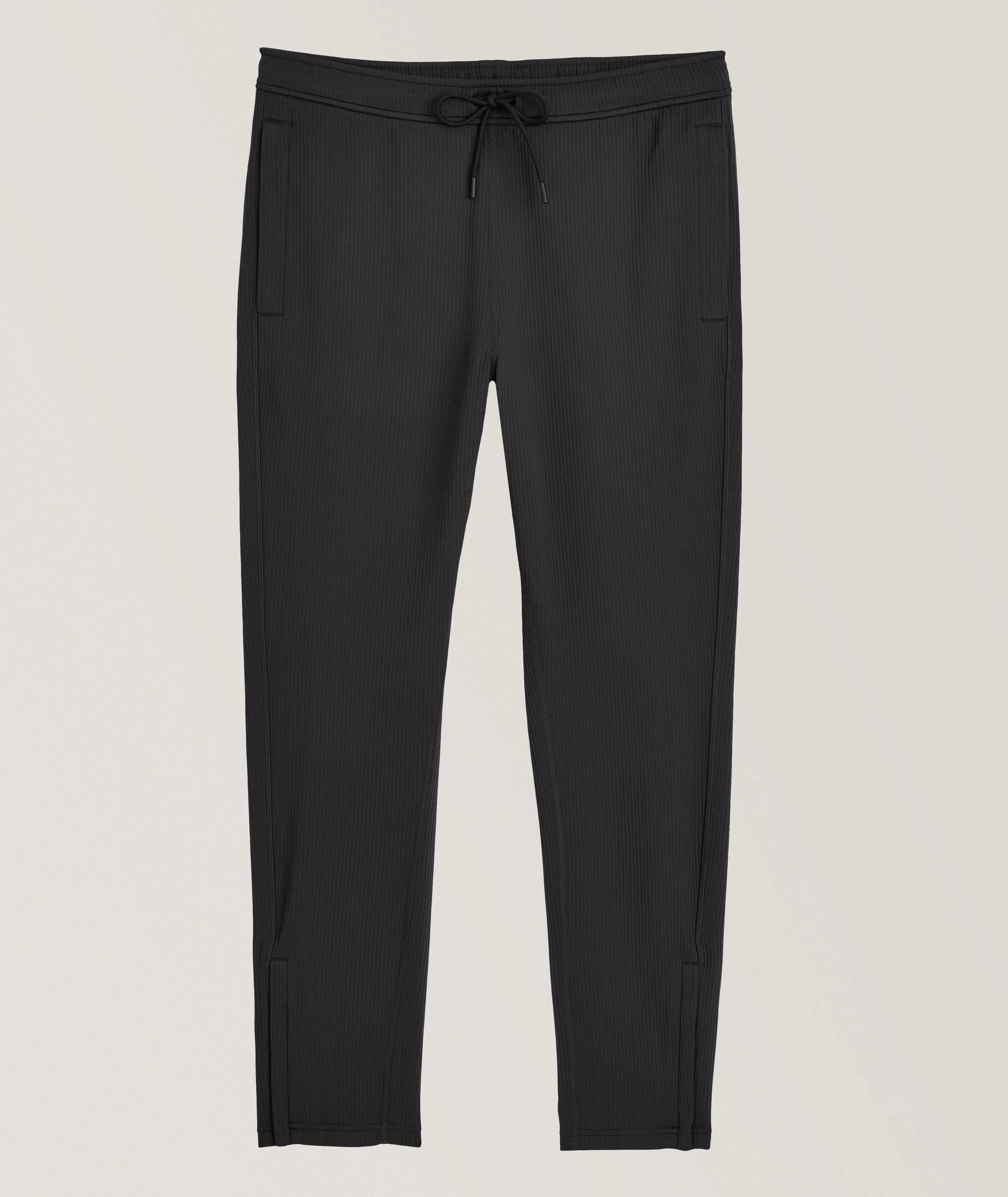 Pantalon sport en tricot double de coupe amincie image 0