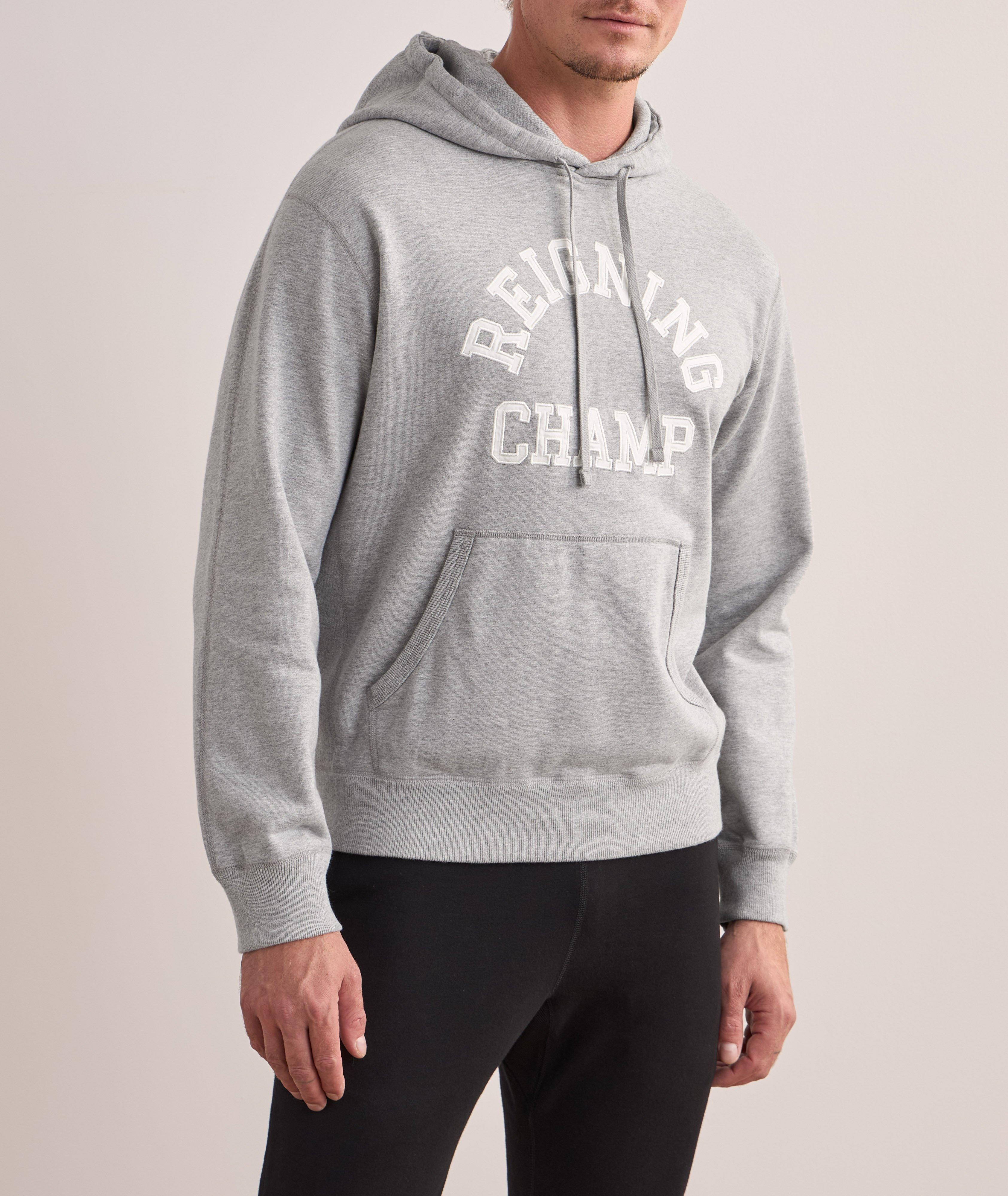 Midweight Cotton Arch Logo Hooded Sweater image 1