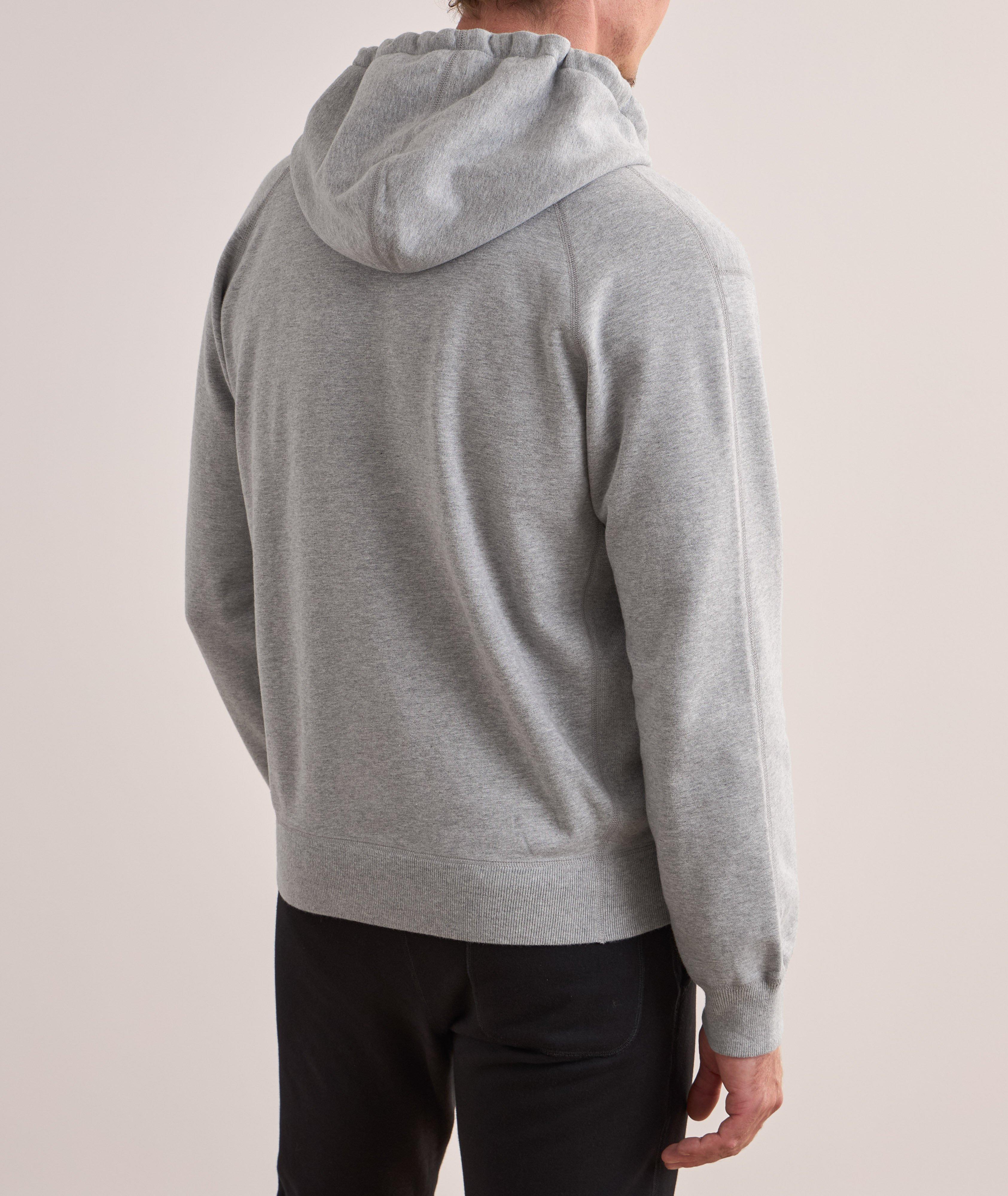 Midweight Cotton Arch Logo Hooded Sweater image 2