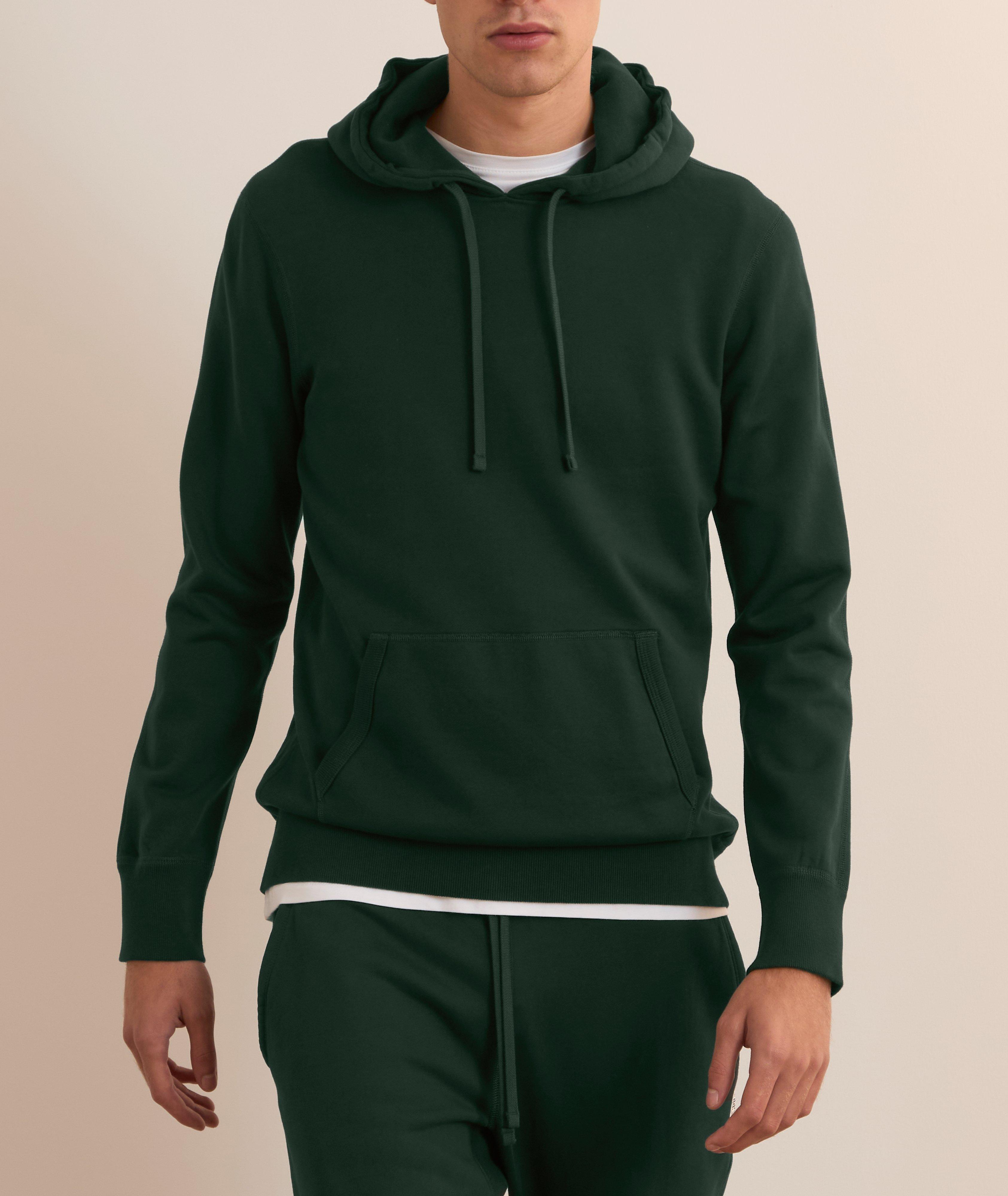 Cotton Drawstring Hooded Sweater    image 1