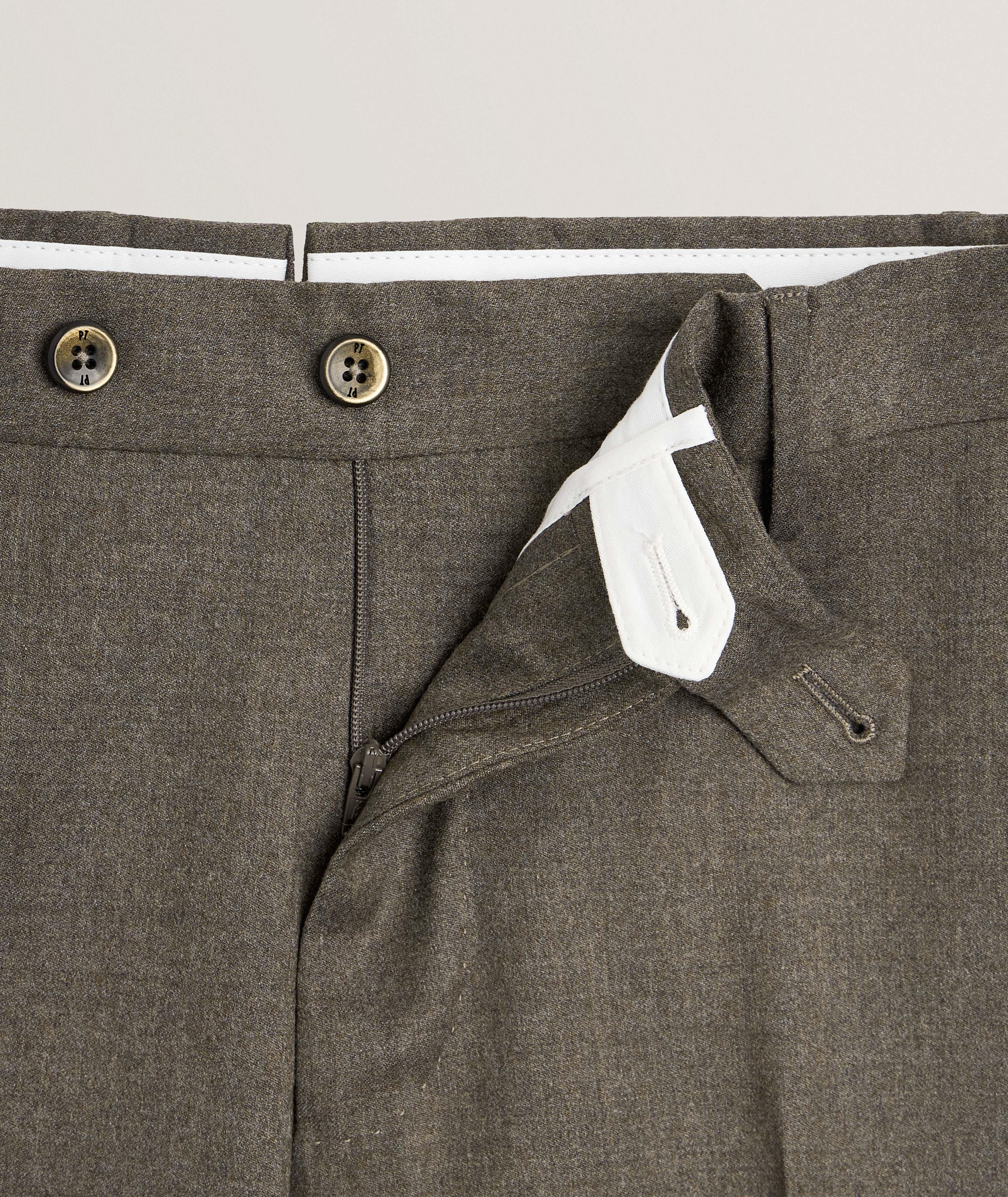 Stretch-Wool Chino Pants image 1