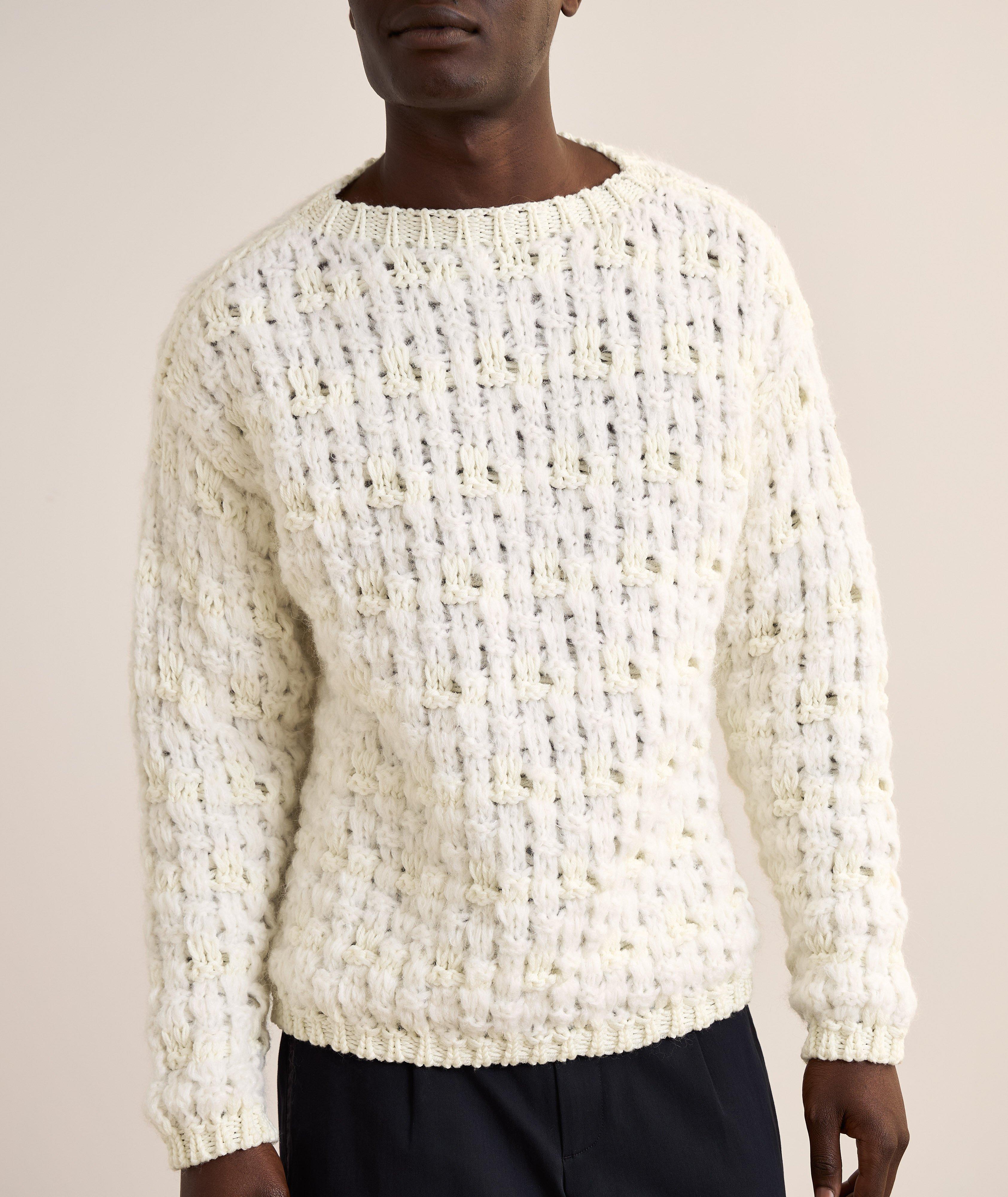 Pull Girocollo en mélange de laine d’alpaga, collection Grenoble image 1