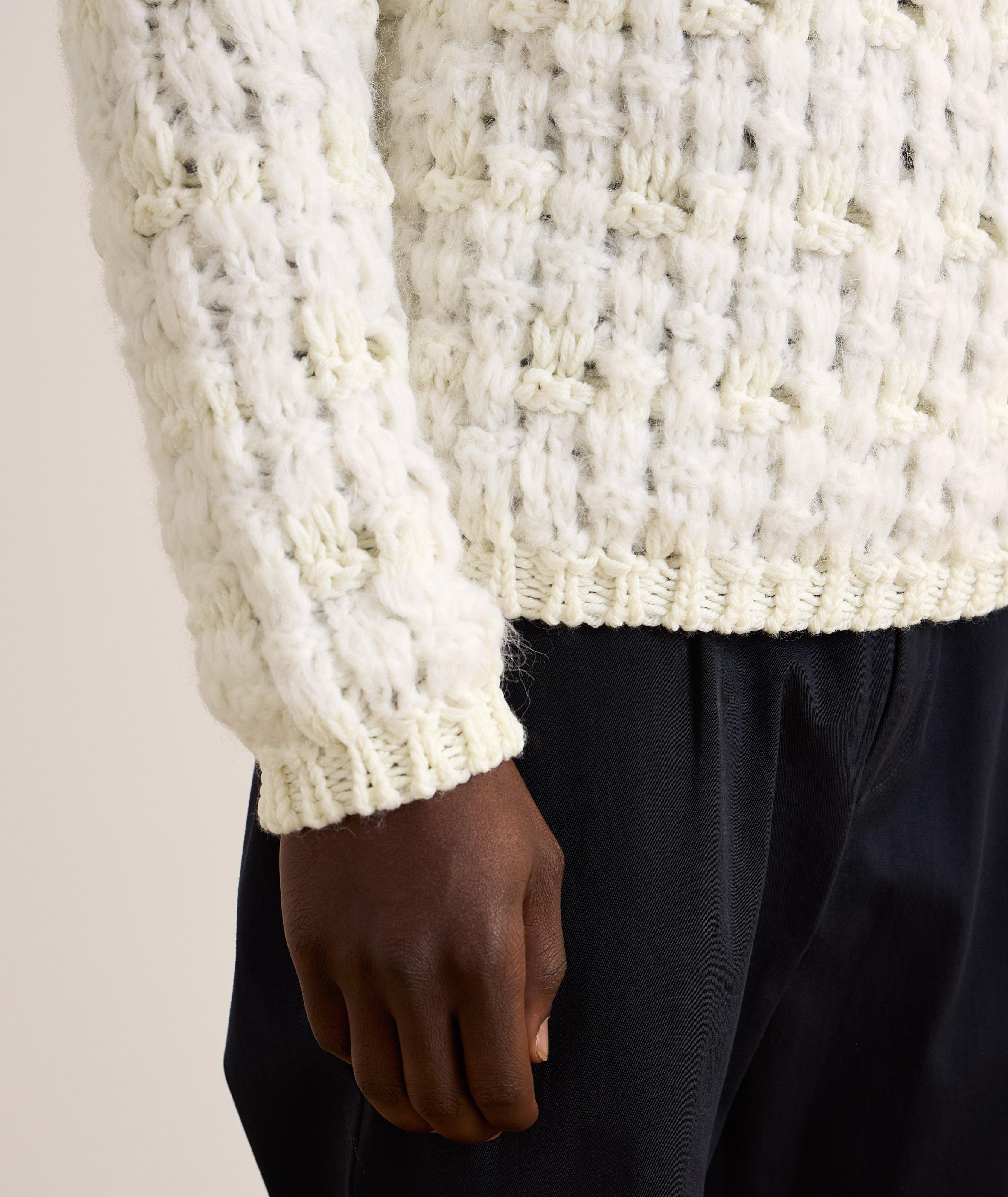 Pull Girocollo en mélange de laine d’alpaga, collection Grenoble image 4
