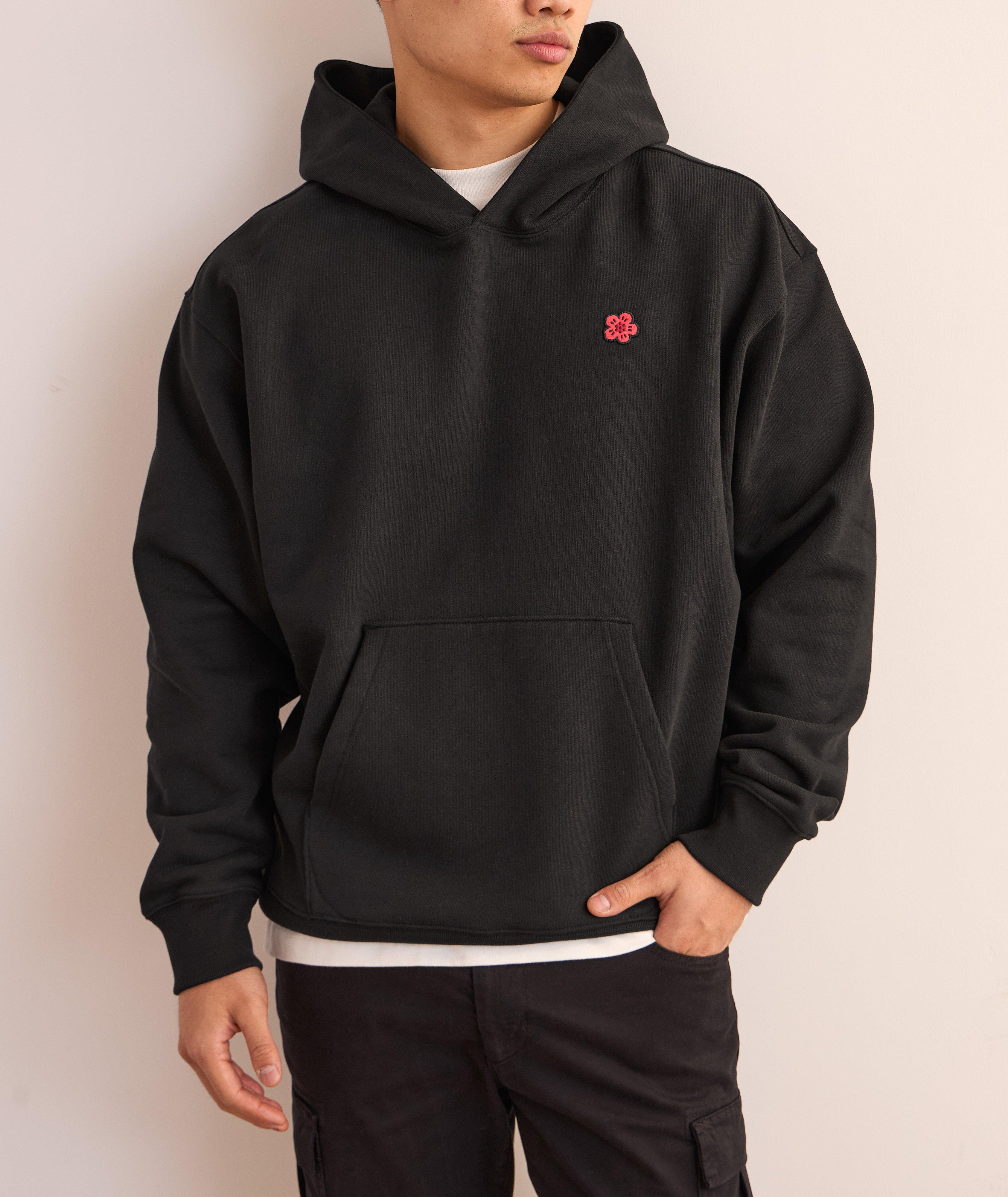 Large Boke Stretch-Cotton Hooded Sweater  image 1