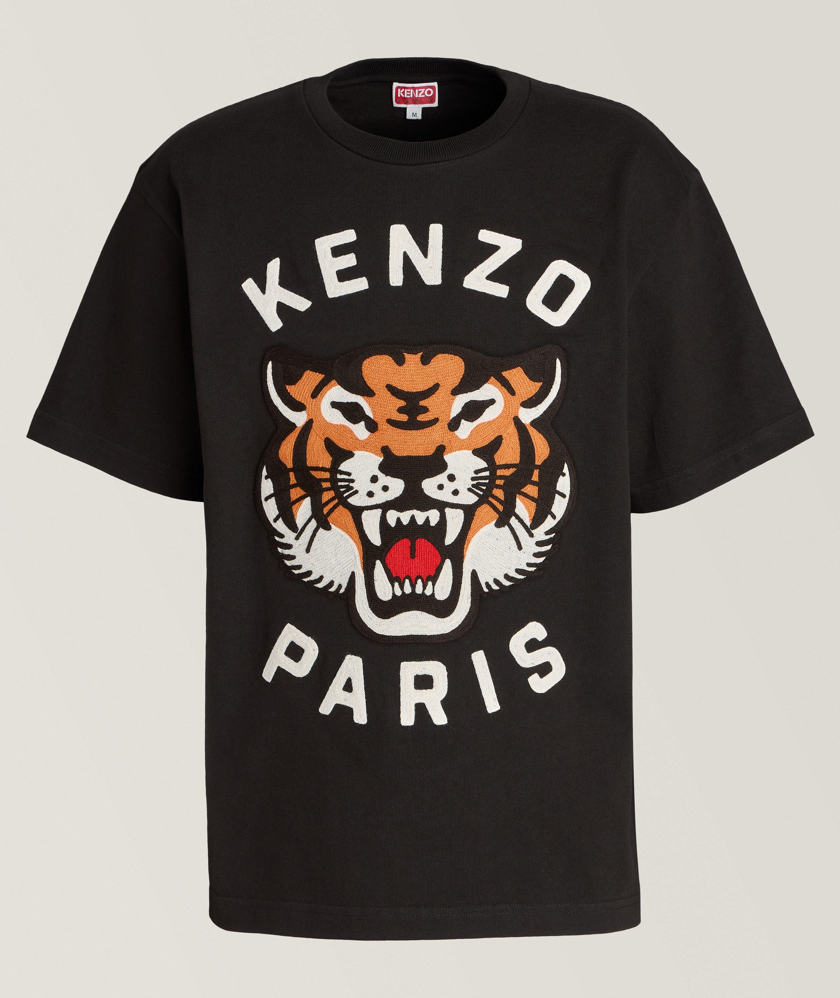 Kenzo tiger embroidered shirt best sale