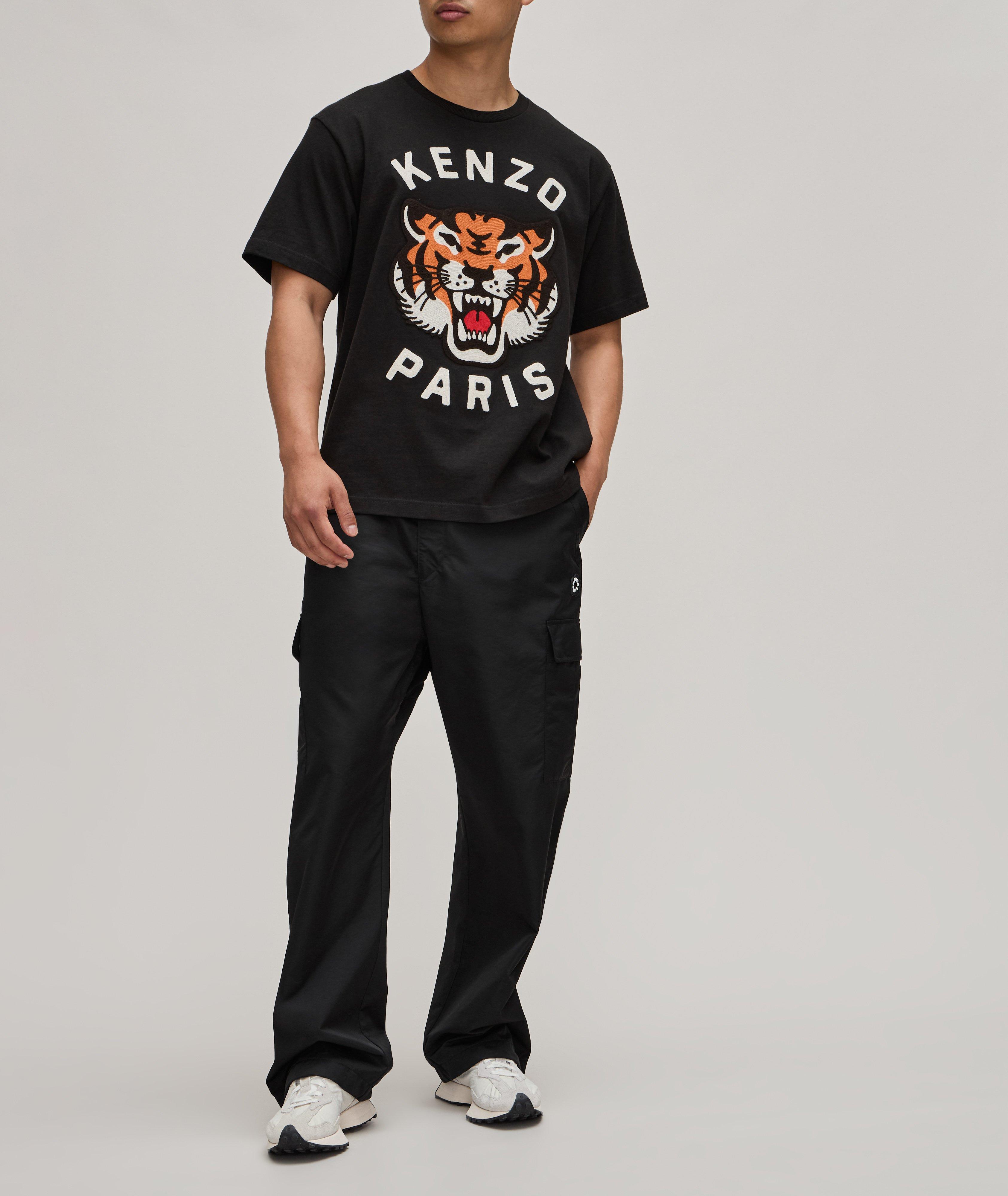 Kenzo Embroidered Lucky Tiger Cotton T Shirt T Shirts Harry Rosen