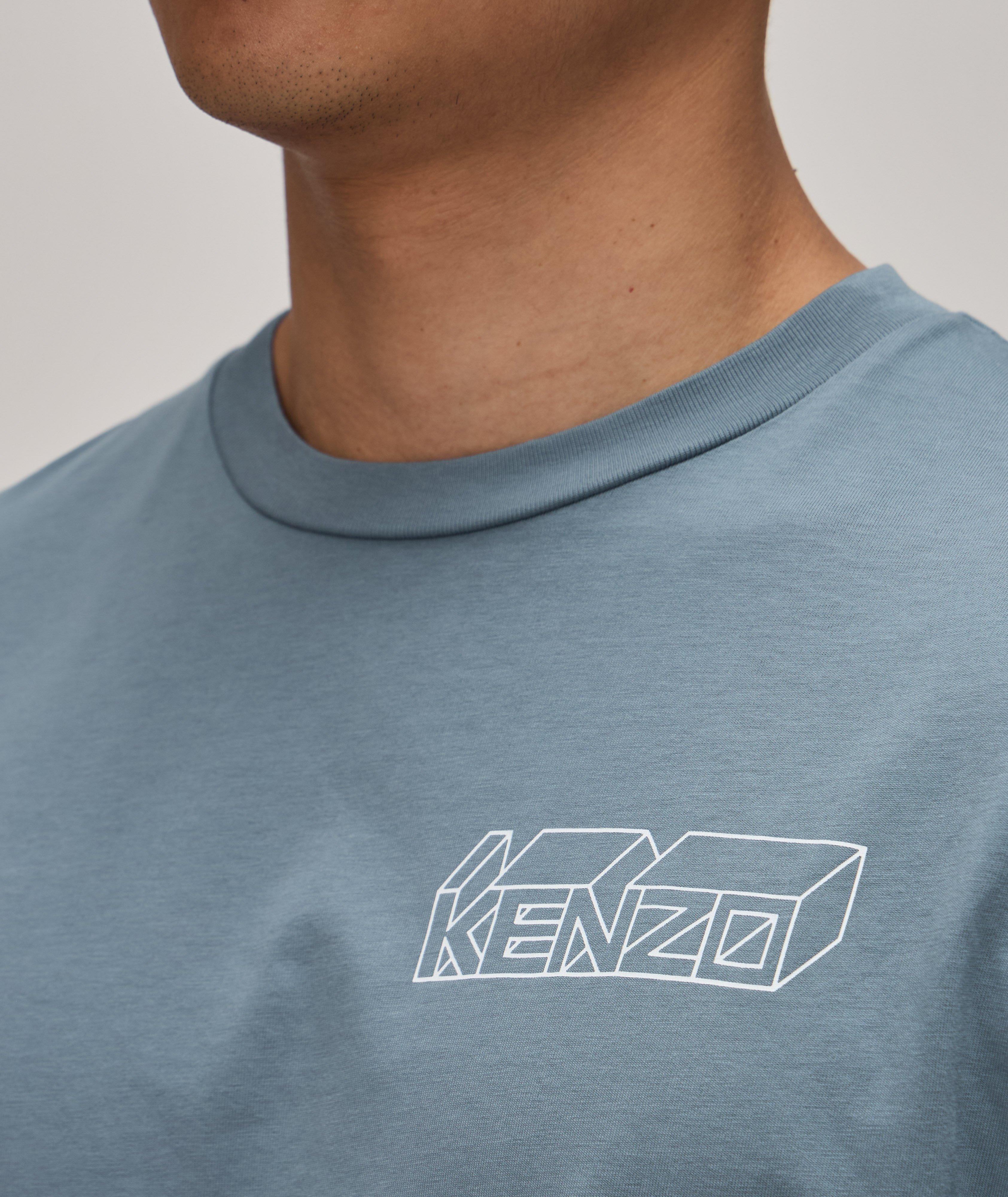 T-shirt en coton avec logo géométrique image 3