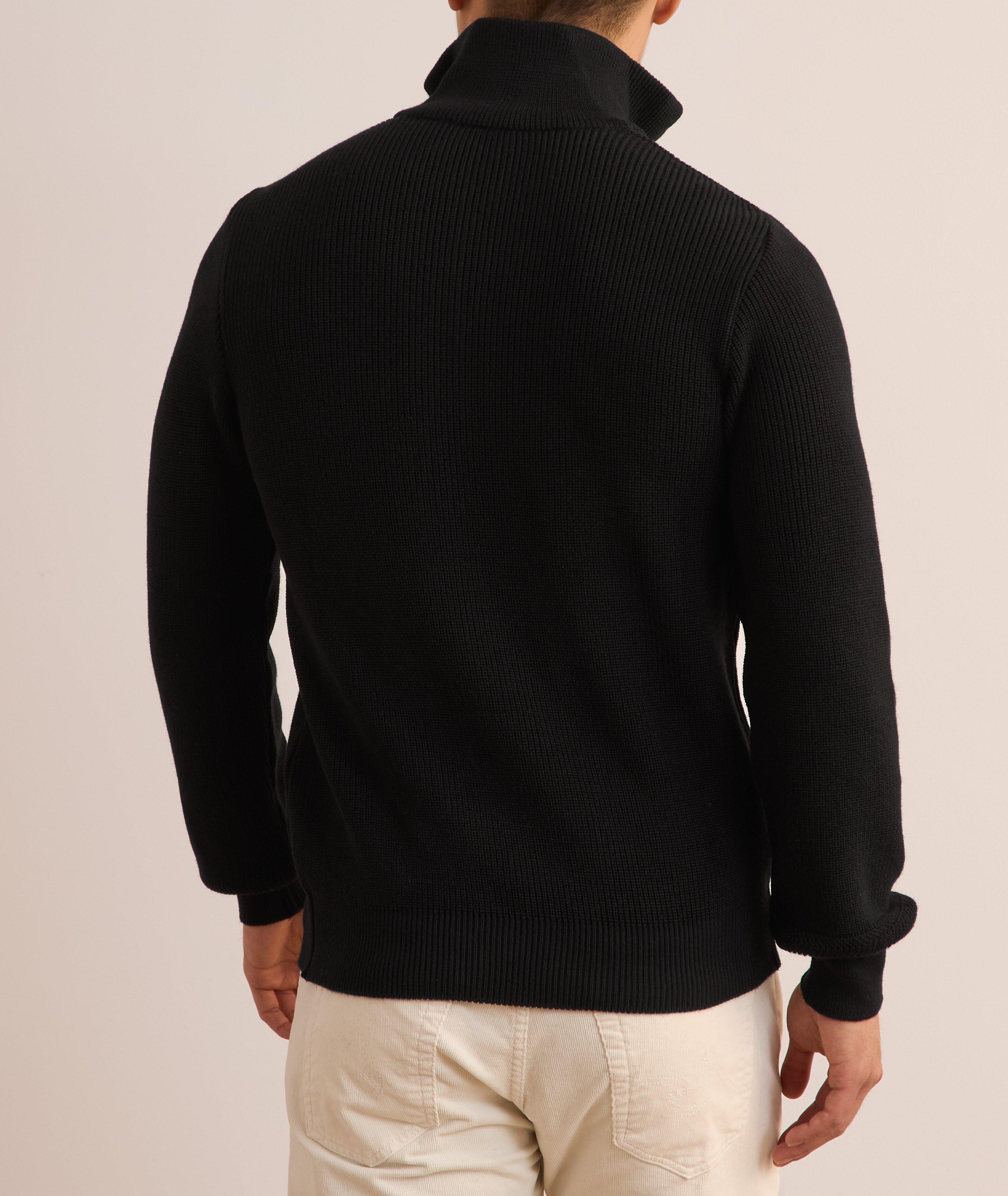 Wool-Blend Quarter-Zip Sweater image 2