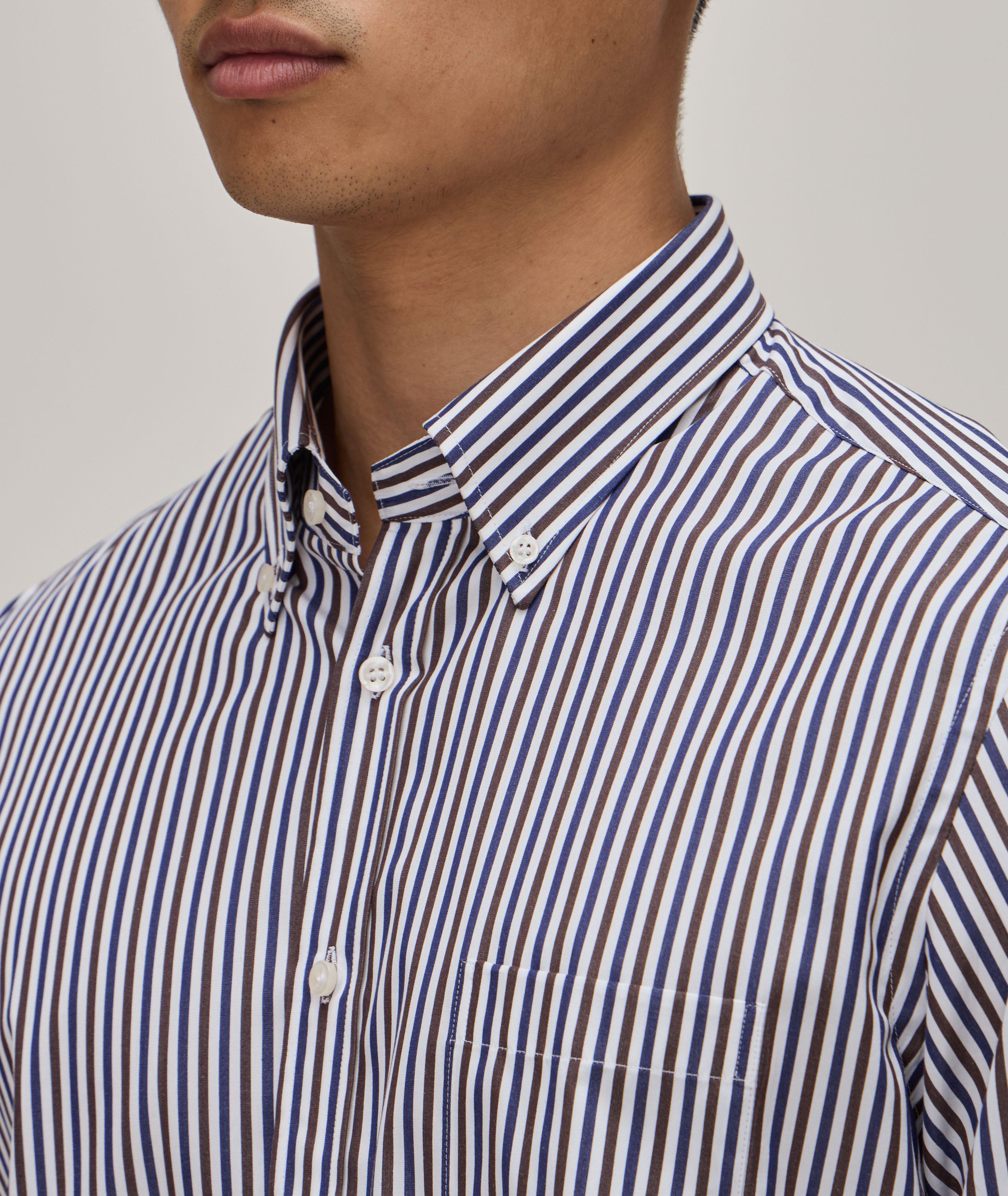 Soft Touch Striped Cotton Shirt  image 3