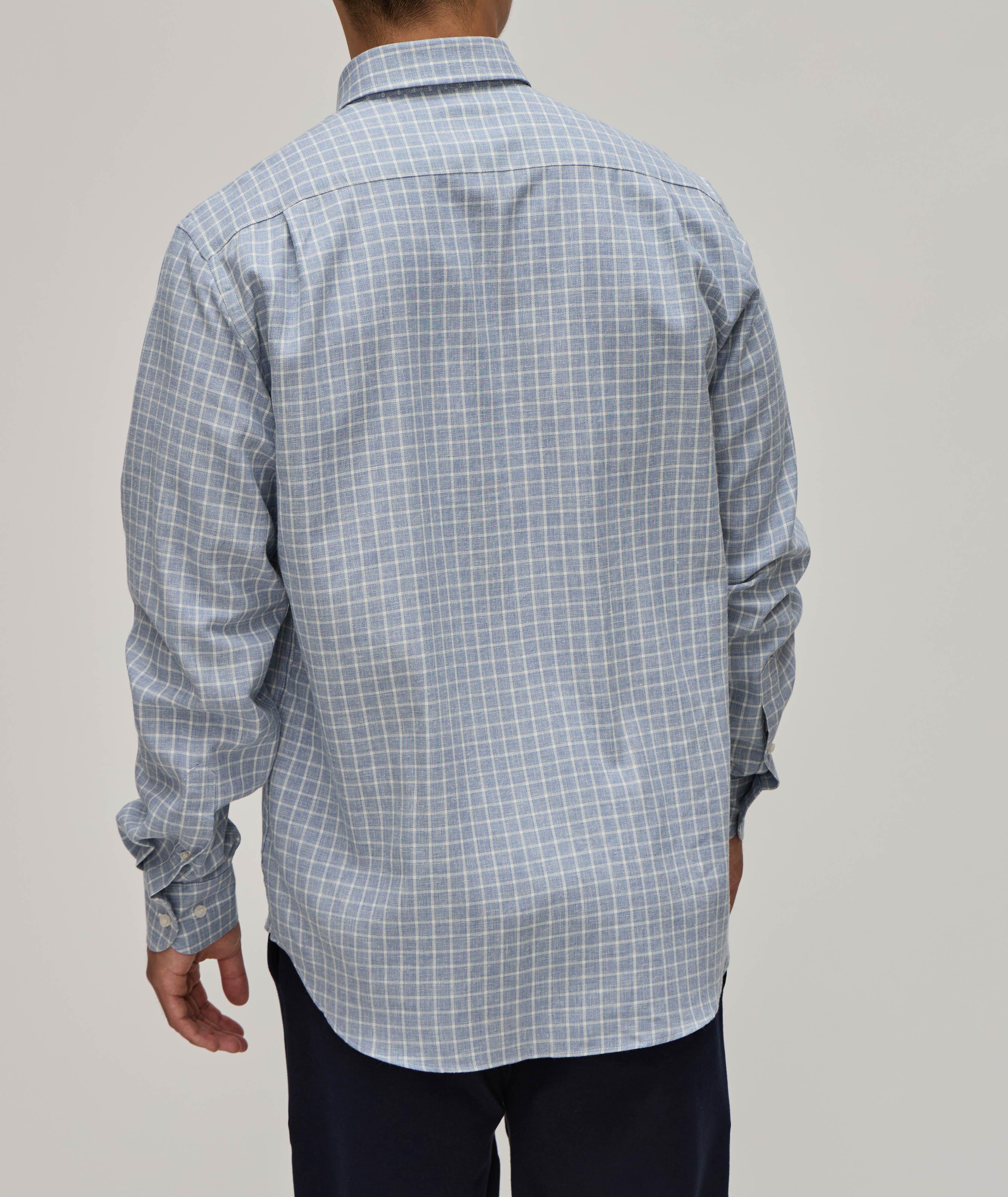 Check Cotton-Blend Sport Shirt  image 2