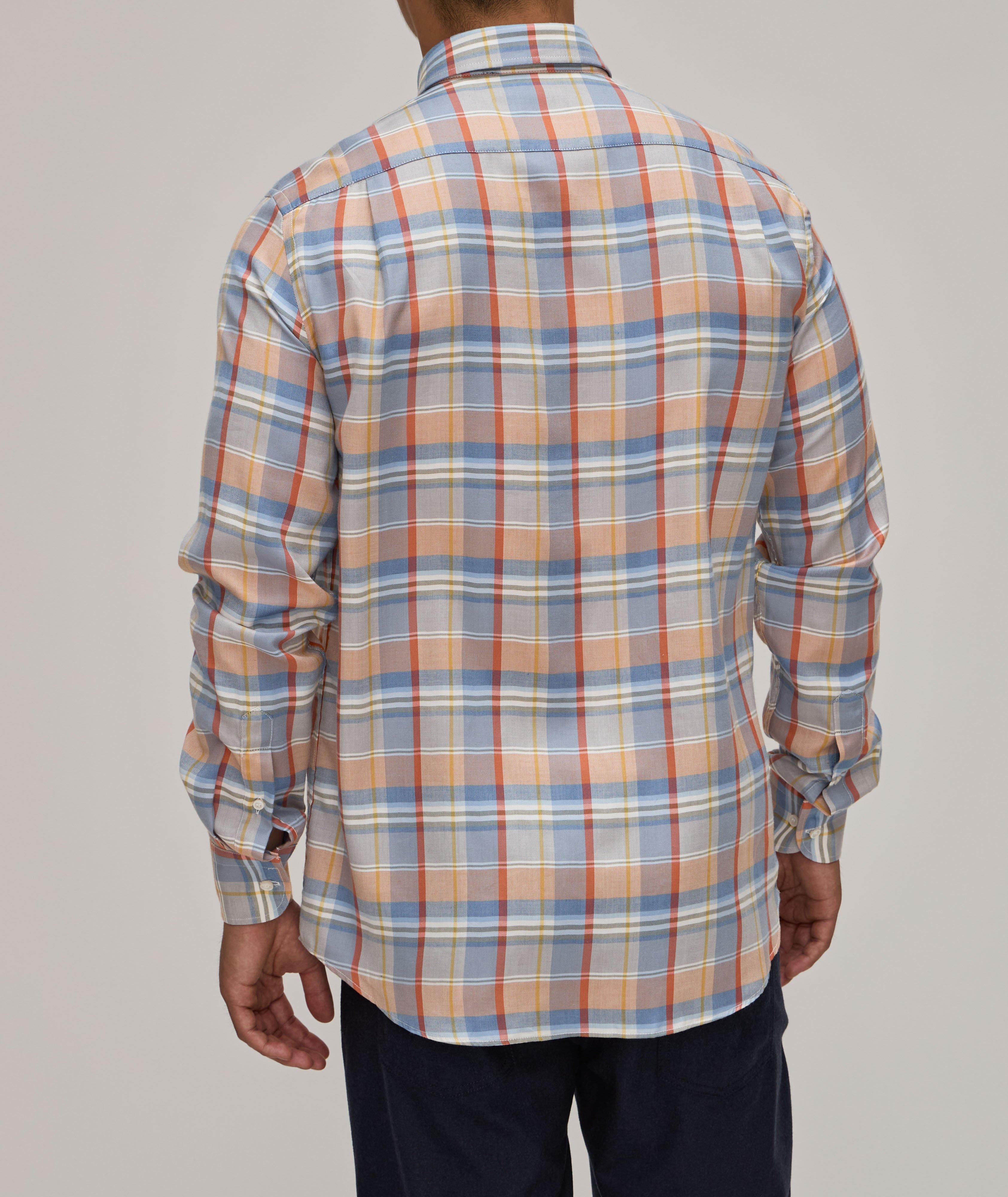 Cotton-Lyocell Blend Check Shirt image 2