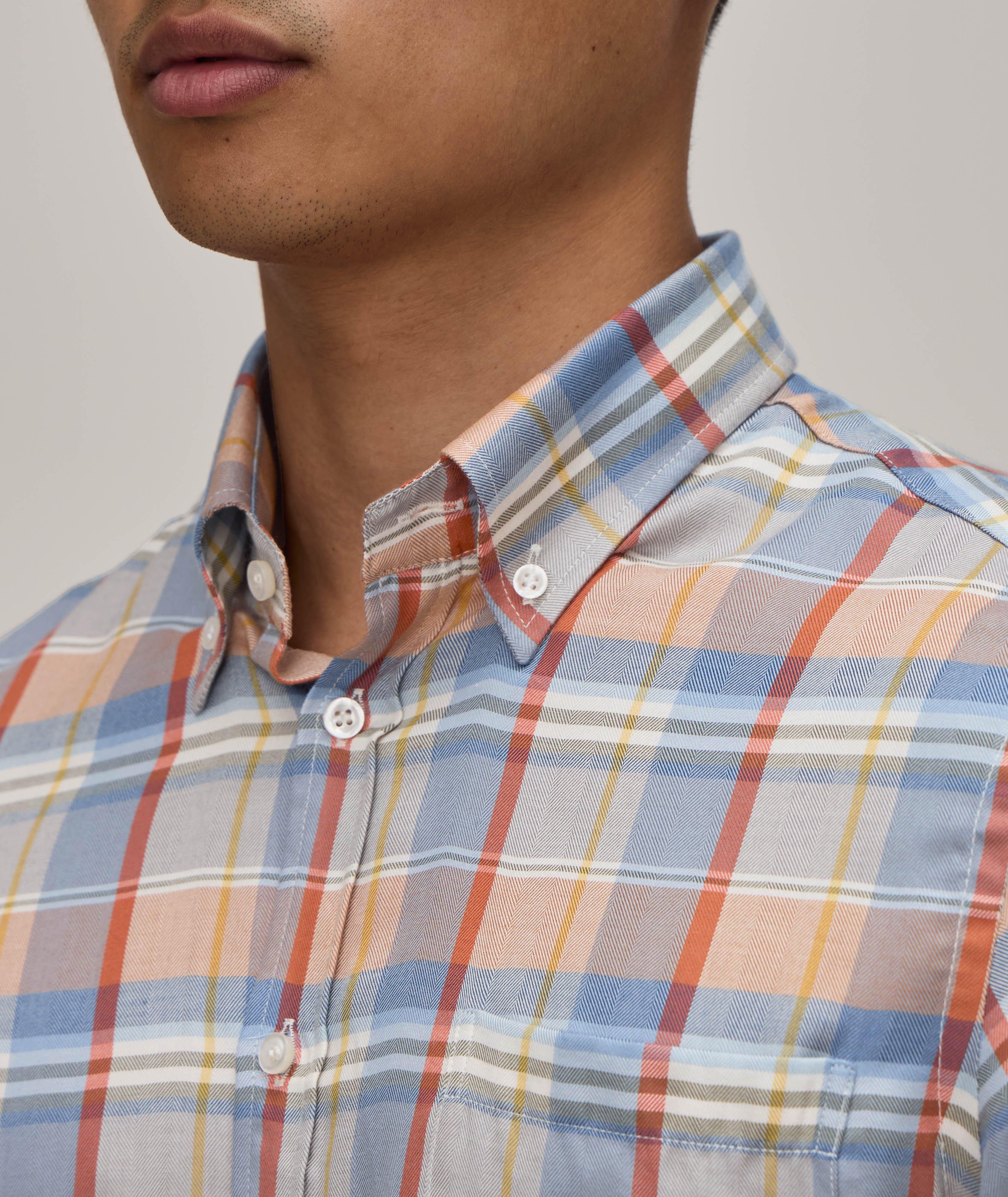 Cotton-Lyocell Blend Check Shirt image 3