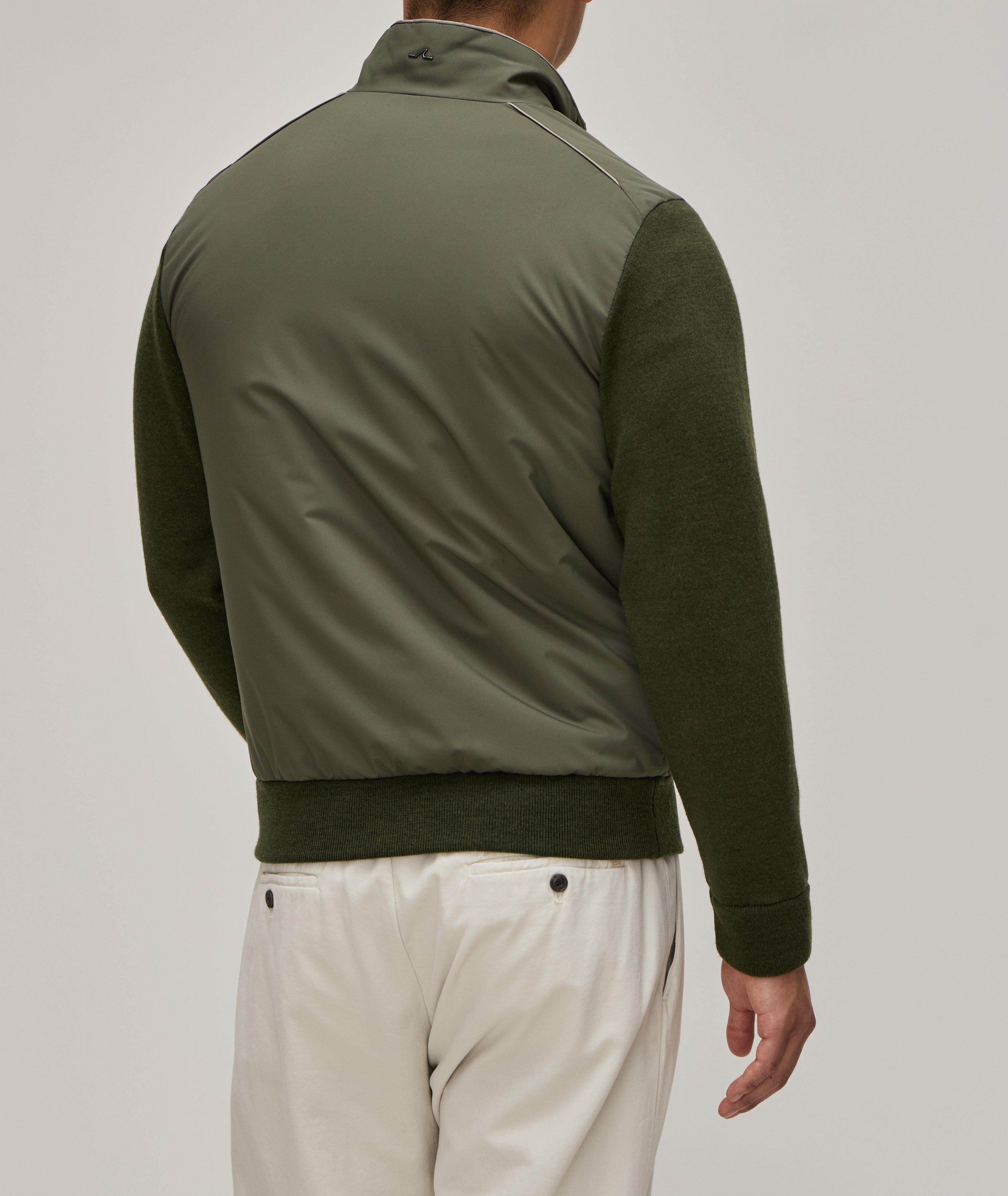 Hybrid Wool-Blend Zip Sweater image 2