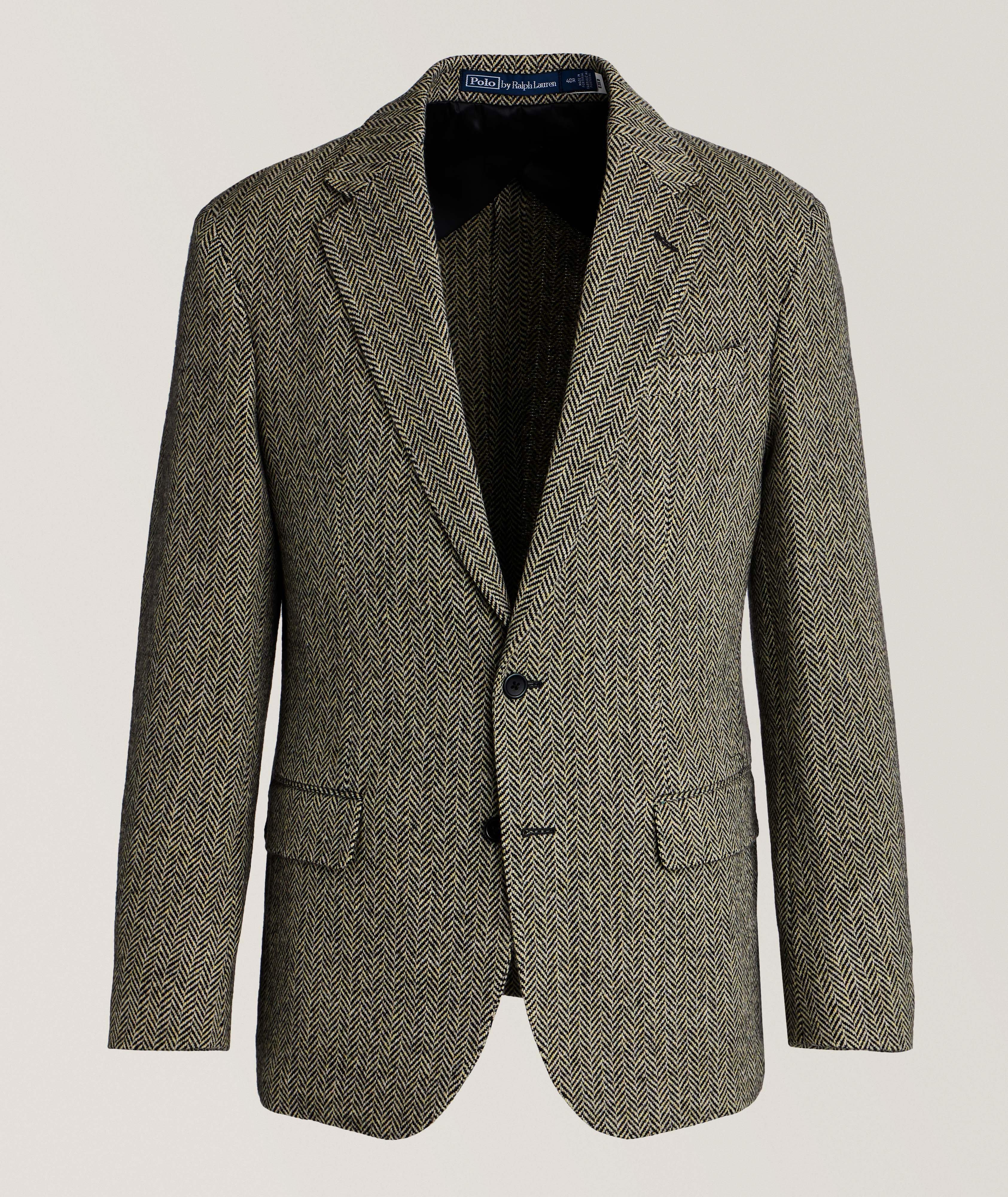 Herringbone Wool-Blend Sport Jacket image 0